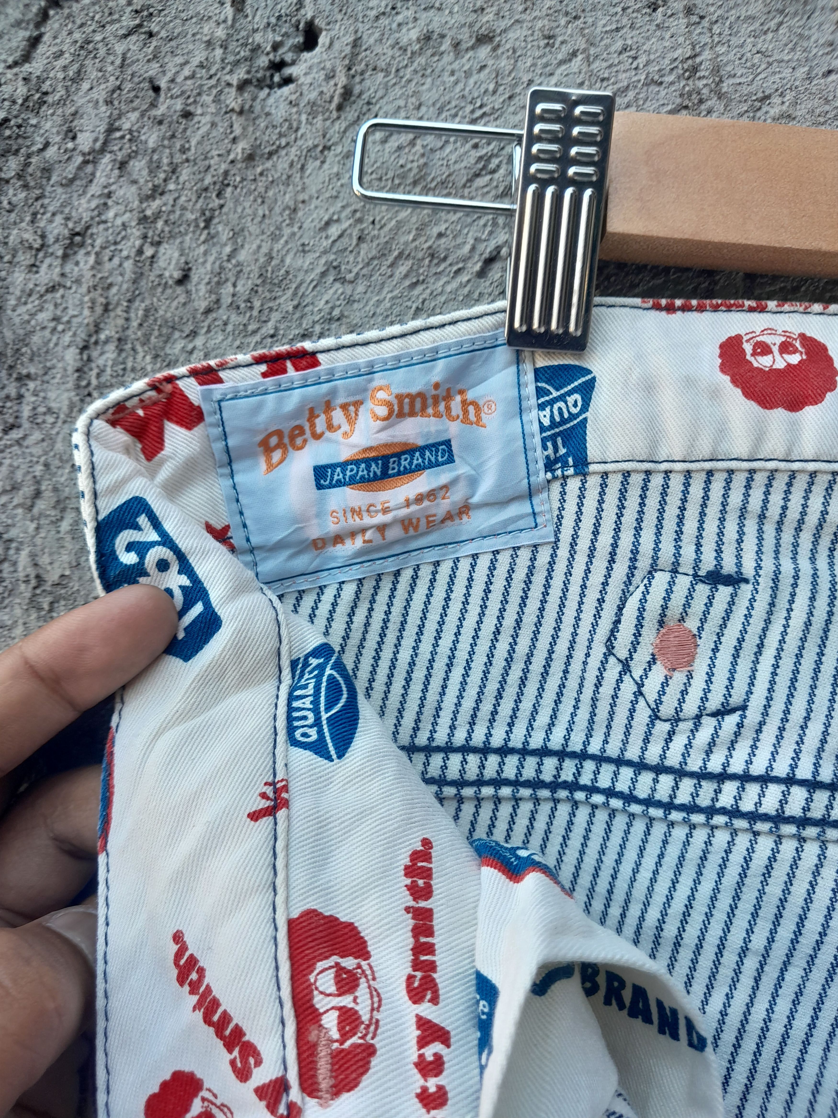 Japanese Brand Betty Smith by Kojima Hickory Stripe Pant Size US 30 / EU 46 - 10 Thumbnail