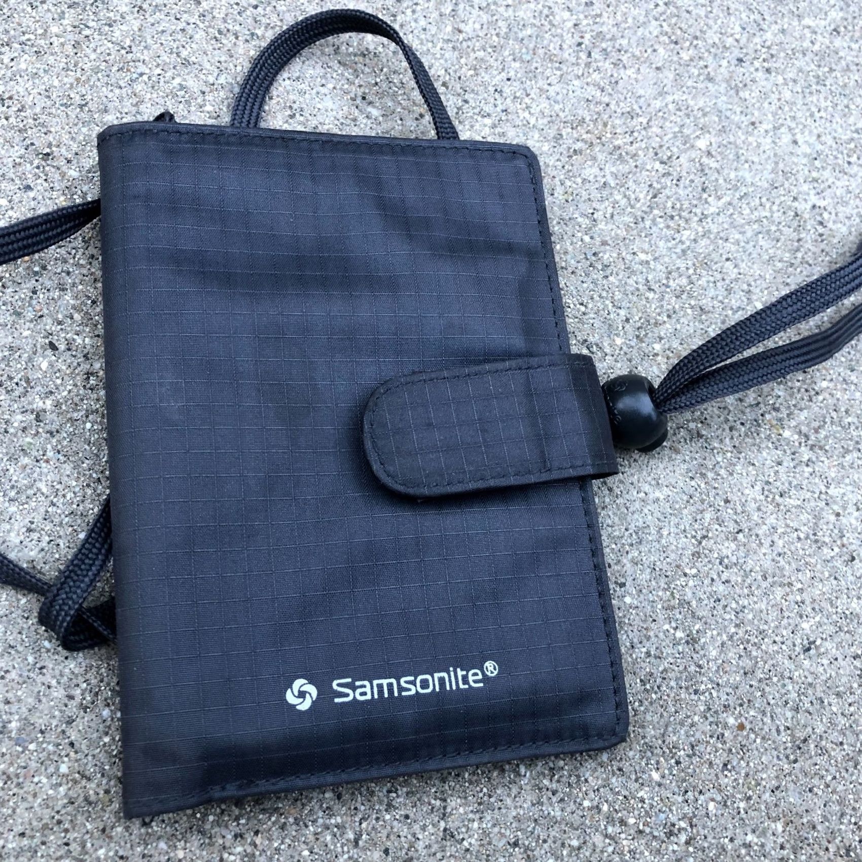 Samsonite SAMSONITE Rip Stop Neck Travel Wallet Grey Passport Holder Card 4x5.5 Mens Wallet Grey RIPSTOP Neck Travel Wallet Passport Holder Card 4x5.5 Size ONE SIZE - 2 Thumbnail