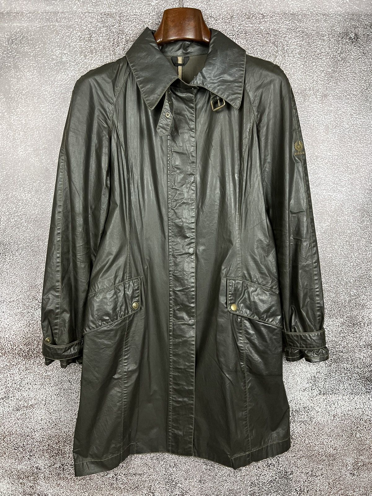 Belstaff Belstaff Black Prince Waxed Coat belted archive vintage Size M / US 6-8 / IT 42-44 - 1 Thumbnail
