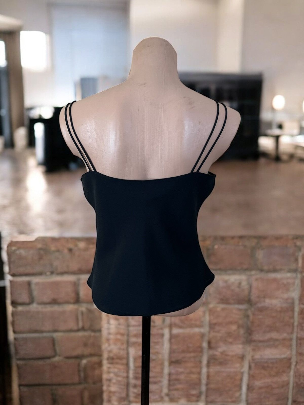 Joseph Ribkoff Joseph Ribkoff black strap blouse size M Size M / US 6-8 / IT 42-44 - 3 Thumbnail
