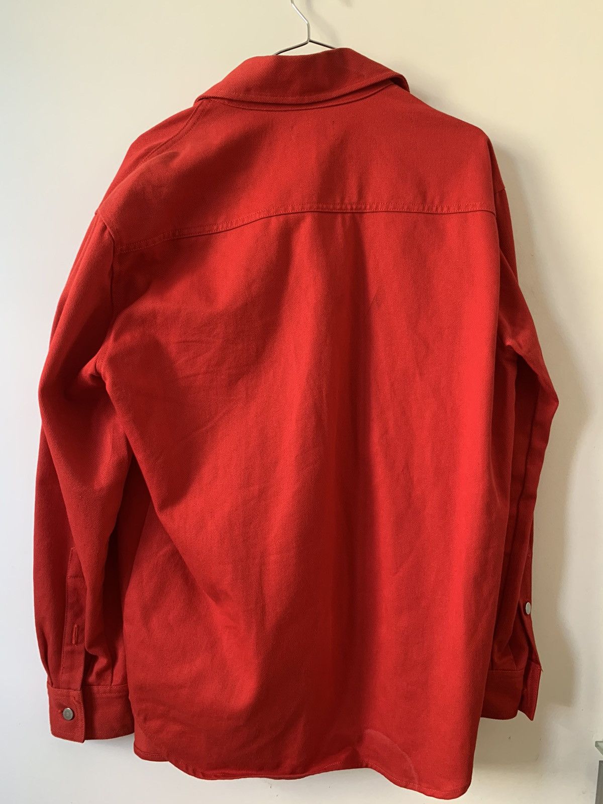 Raf Simons Raf Simons Red Denim shirt patch aw 18/19 Size US S / EU 44-46 / 1 - 5 Thumbnail