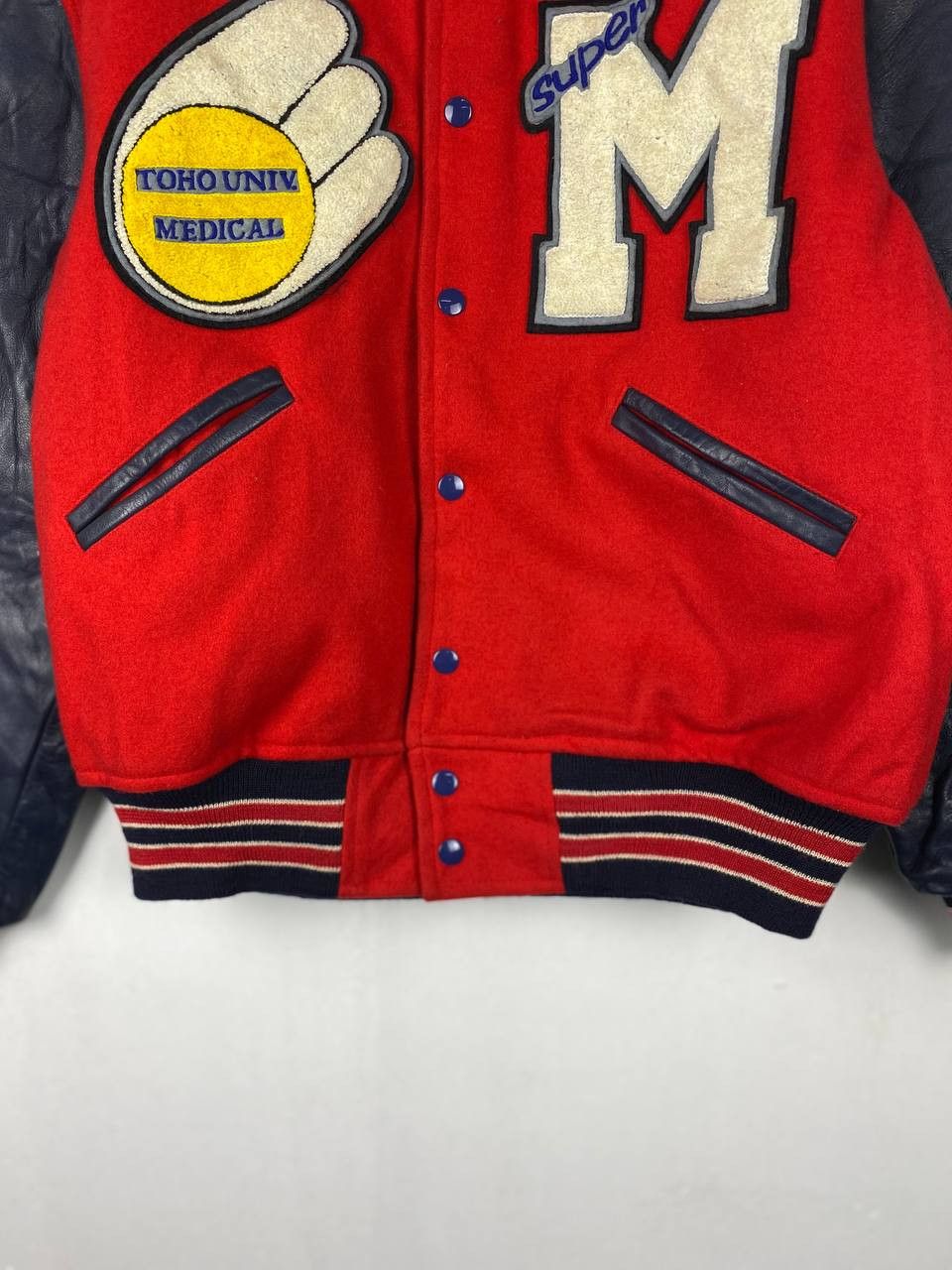 If Six Was Nine vintage mighties football varsity jacket leather sleeves Size US L / EU 52-54 / 3 - 3 Thumbnail