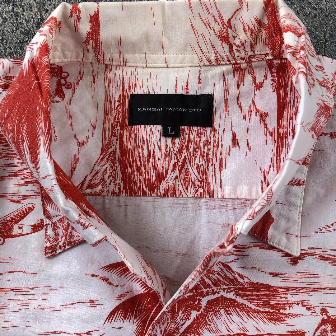 Japanese Brand × Kansai Yamamoto Kansai yamamoto hawaiian shirt Size US L / EU 52-54 / 3 - 3 Thumbnail