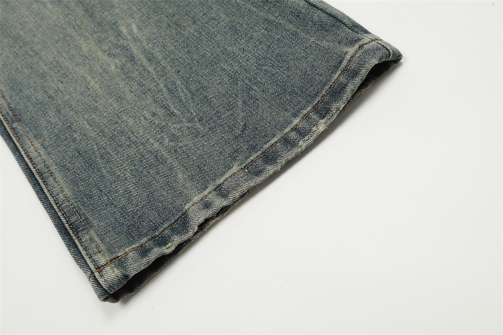 Jean Men's American vintage washed distressed jeans Size US 32 / EU 48 - 6 Thumbnail