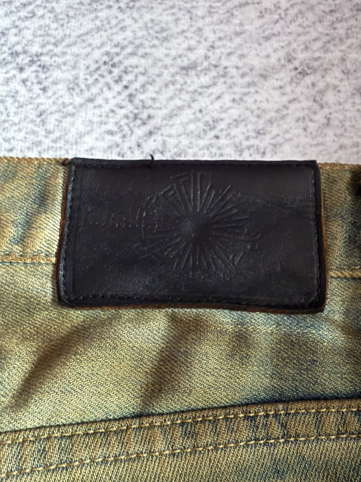 Tornado Mart Tornado Mart Mud Wash Repaired Details Flared Jeans Size US 32 / EU 48 - 22 Thumbnail