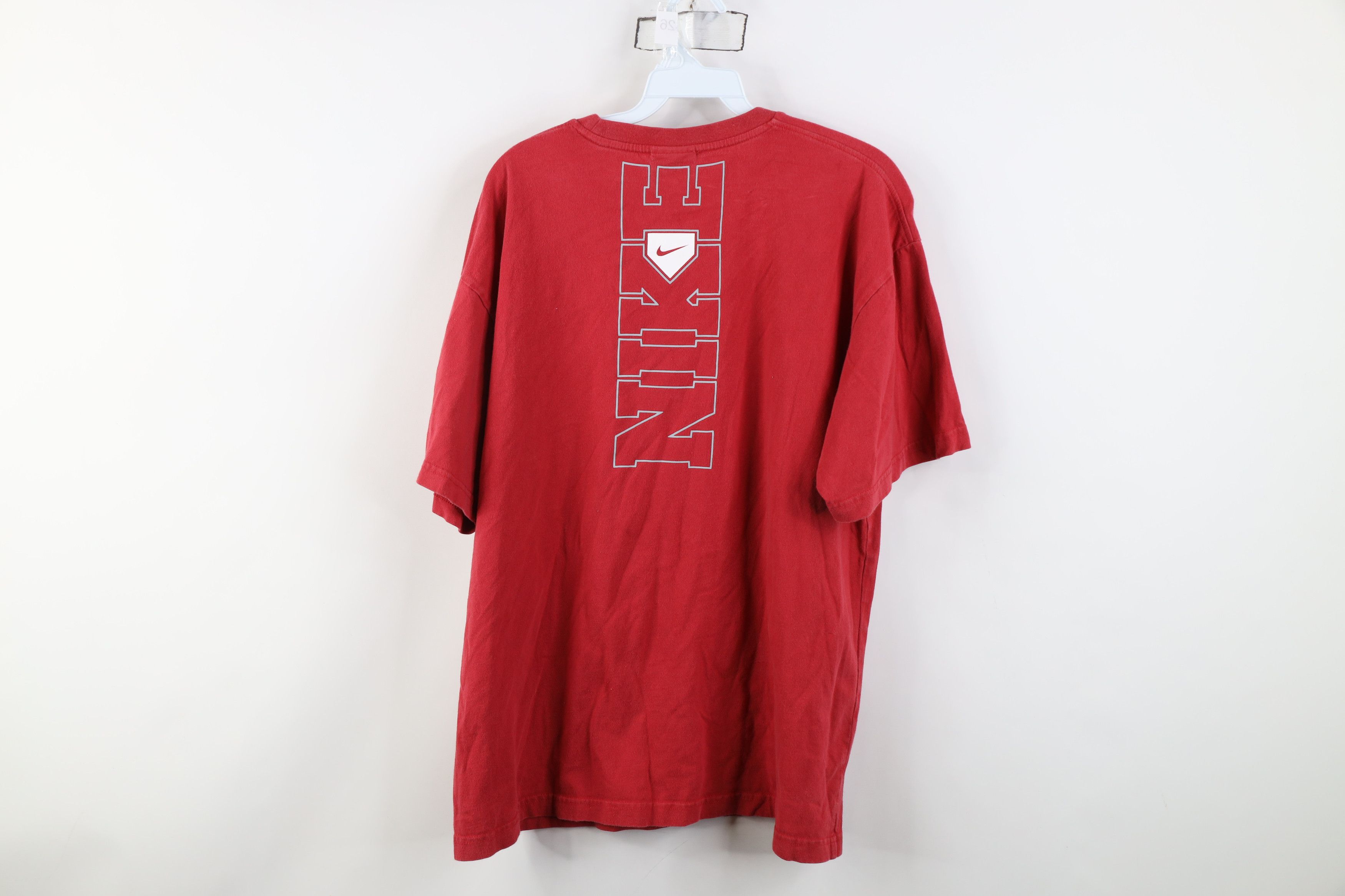 Nike Vintage Y2K Nike Baseball Center Swoosh Short Sleeve T-Shirt Size US L / EU 52-54 / 3 - 12 Thumbnail