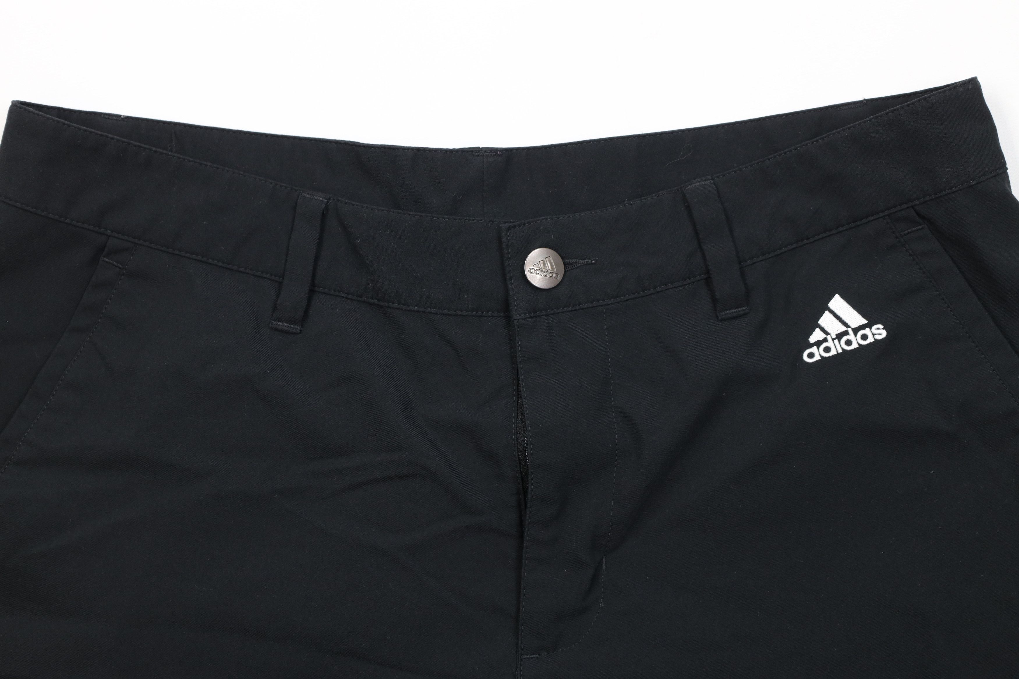 Adidas Vintage Y2K Adidas Golf Spell Microfiber Chino Shorts Black Size US 32 / EU 48 - 2 Thumbnail