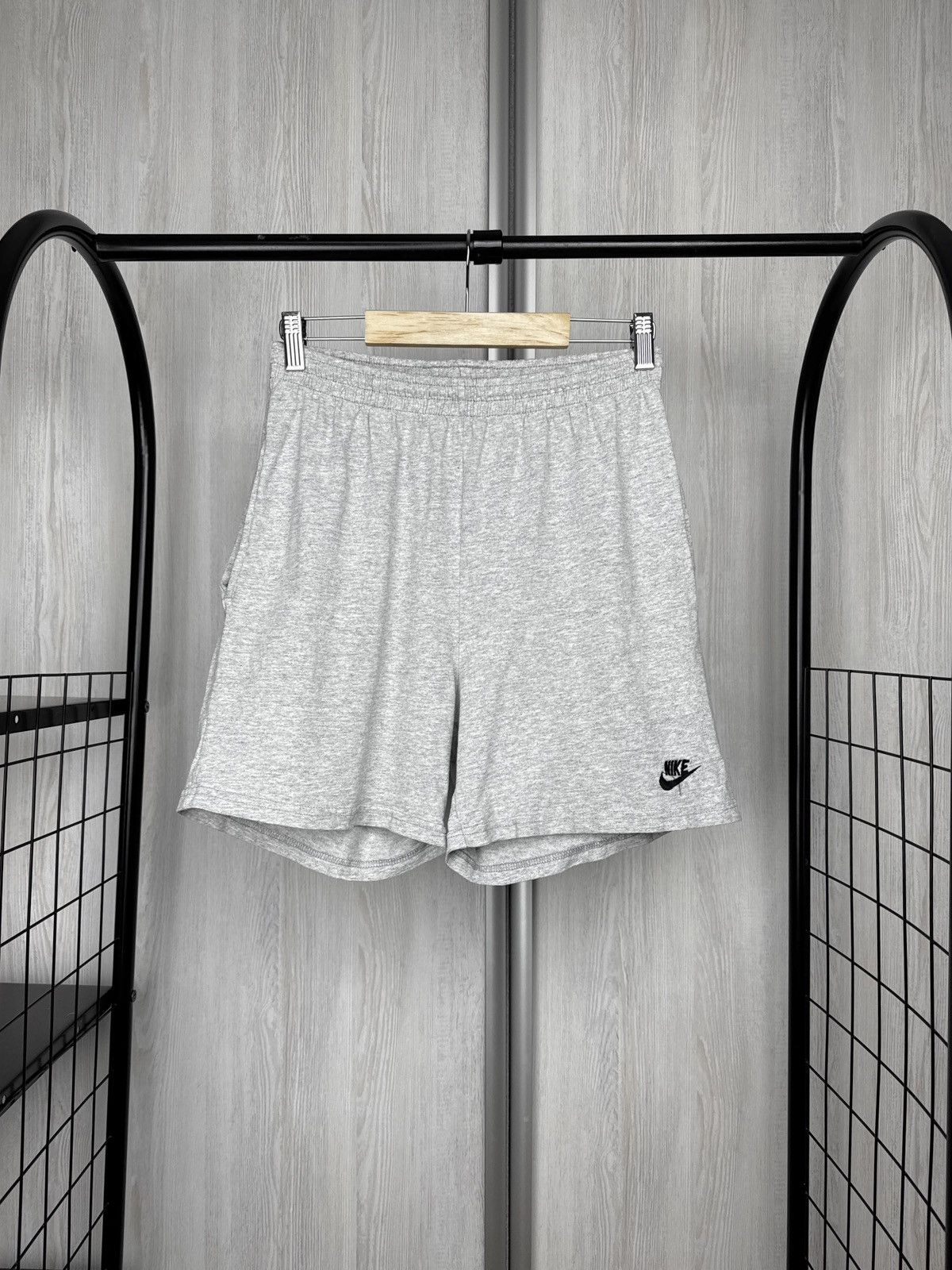 Nike Nike vintage 90s Grey sweat jogger shorts made in USA Size US 30 / EU 46 - 1 Thumbnail