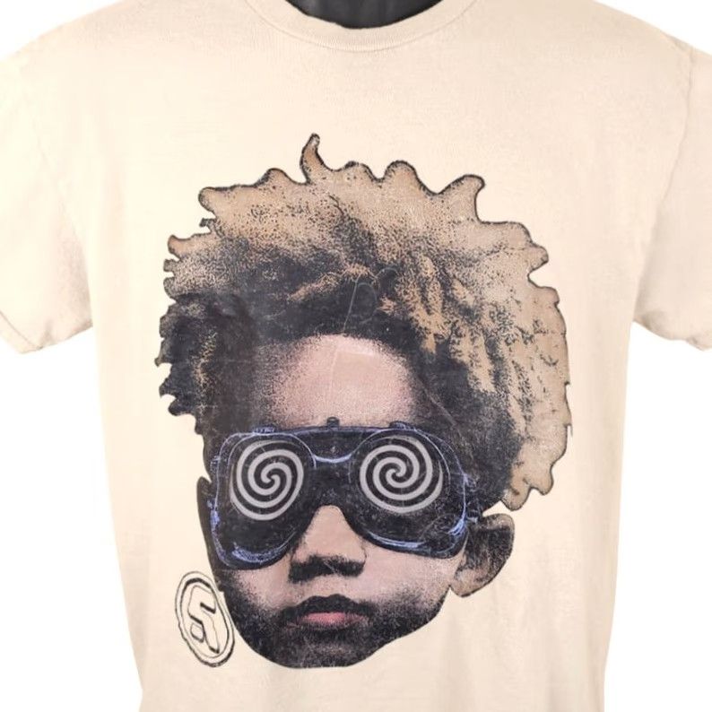 Gildan Future Is Yours T Shirt Mens Size Medium Beige Streetwear Gildan Cotton Short Sleeve Crew Neck T-Shirt Regular Mens Size US M / EU 48-50 / 2 - 2 Thumbnail