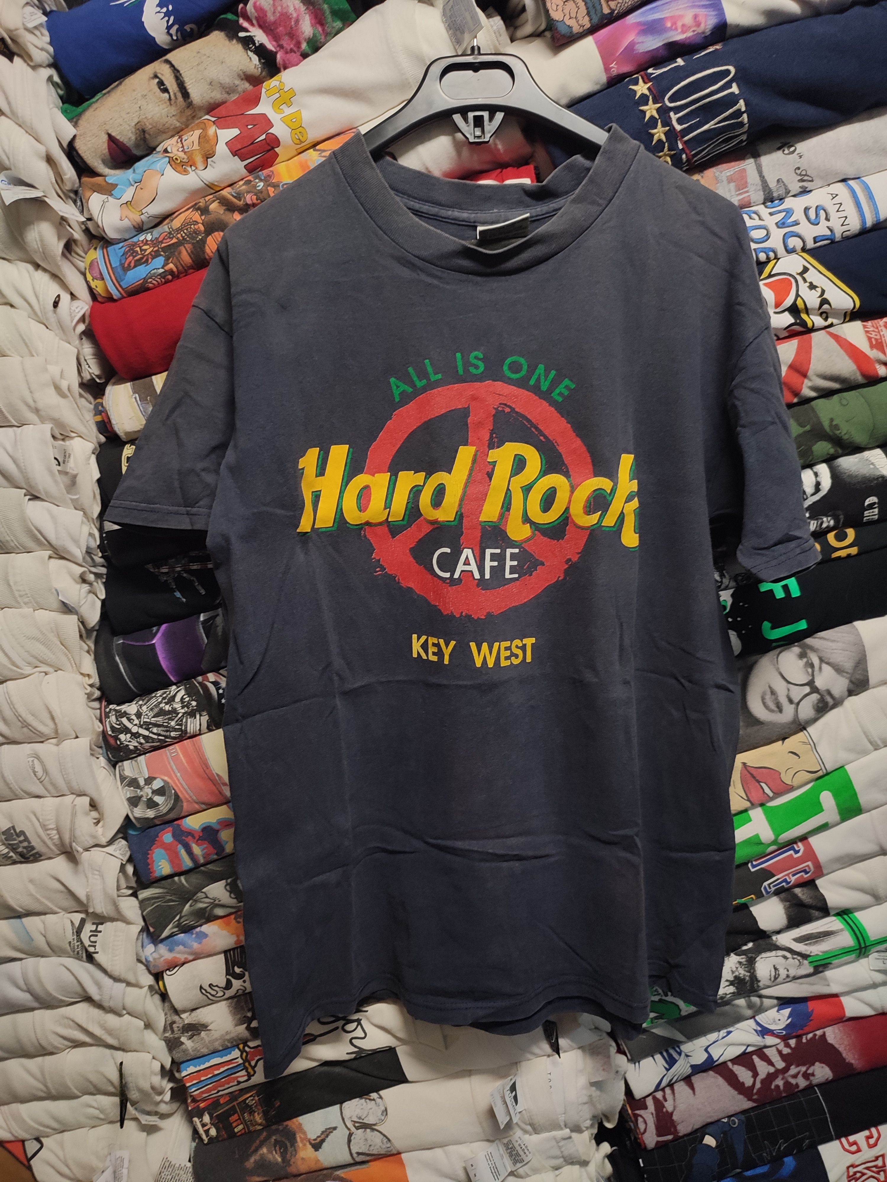 Hard Rock Cafe × Japanese Brand × Vintage Vintage 90s Hard Rock Cafe Key West T-Shirt Size US M / EU 48-50 / 2 - 1 Thumbnail