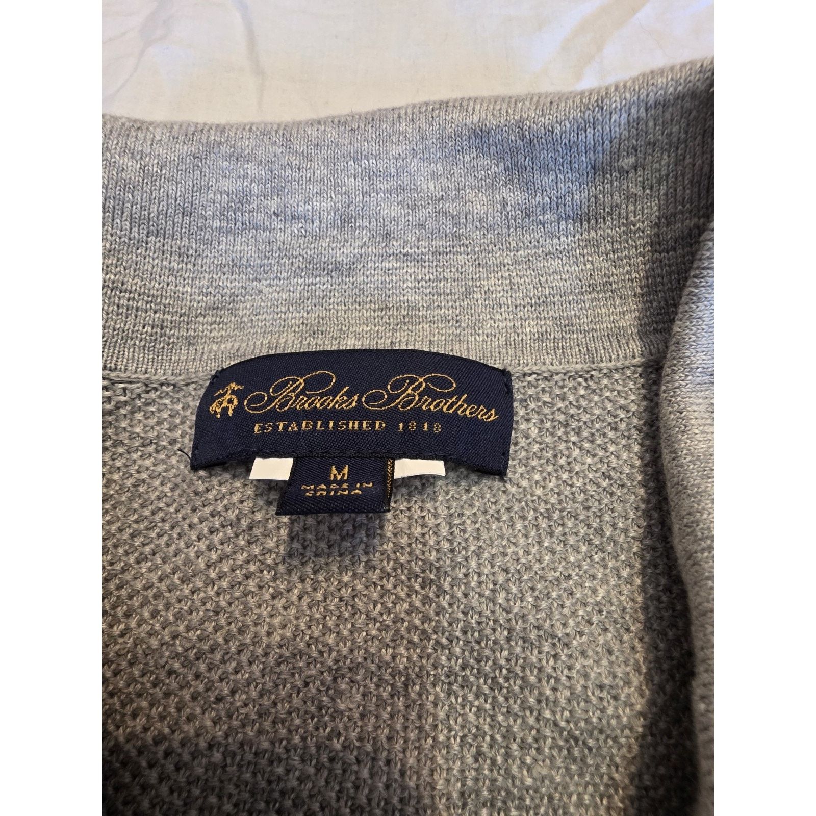 Brooks Brothers Brooks Brothers Women's Polo 3 Button Short Sleeve Sweater Size M / US 6-8 / IT 42-44 - 4 Thumbnail