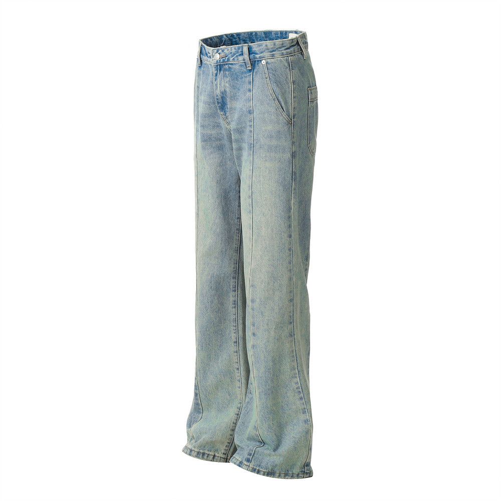 Japanese Brand × Vintage Men's street punk patchwork distressed washed casual jeans Size US 32 / EU 48 - 2 Thumbnail