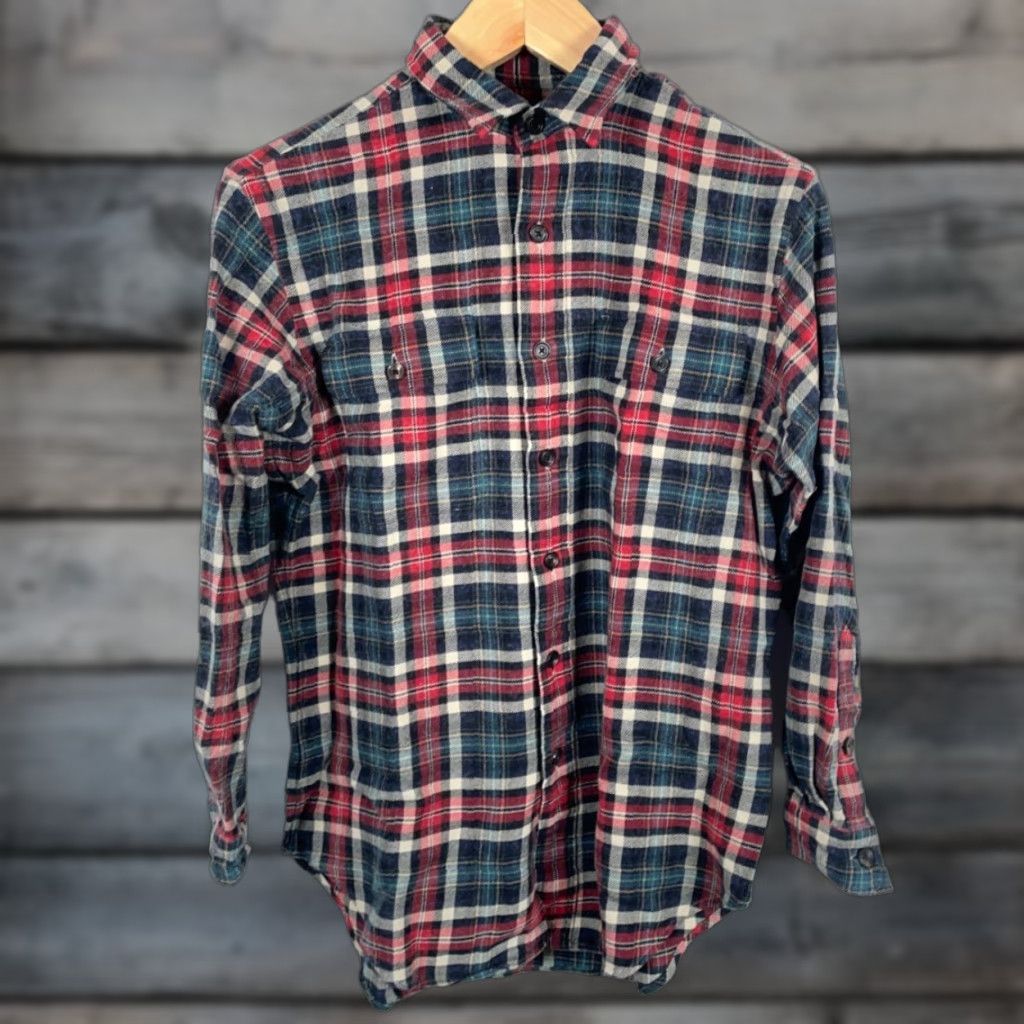 Polo Ralph Lauren Polo Ralph Lauren Shirt Plaid Flannel Wool Silk Blend Button-Up Long Sleeve Men Medium Red Blue Casual Workwear 90s Grunge Retro Vintage N/A Size US M / EU 48-50 / 2 - 1 Thumbnail