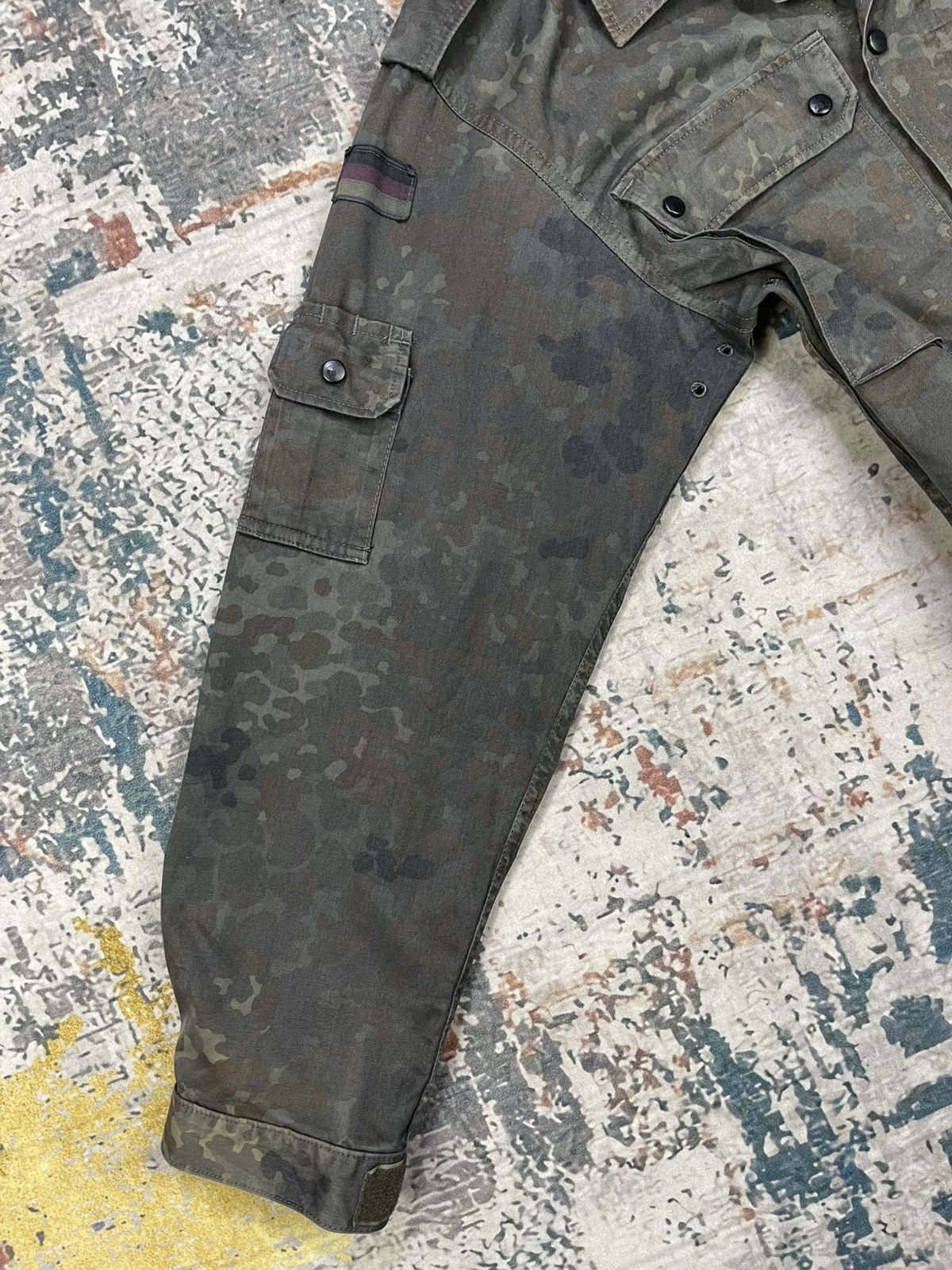 Vintage Vtg German Military Flecktarn Camouflage Field Jacket Size US S / EU 44-46 / 1 - 5 Thumbnail