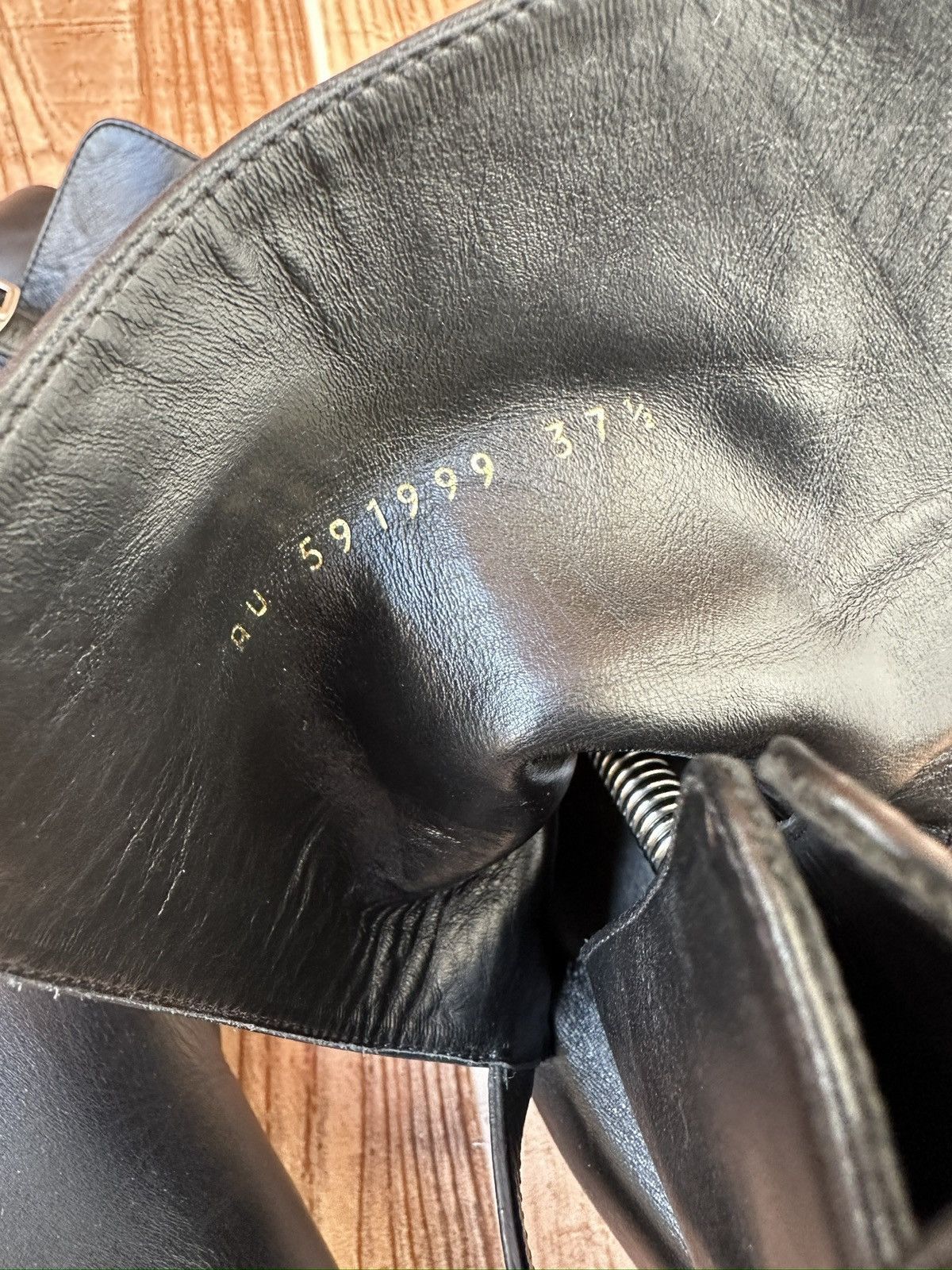 Saint Laurent Paris × Yves Saint Laurent Saint Laurent Leather Cowboy Boots Size US 7.5 / IT 37.5 - 14 Thumbnail