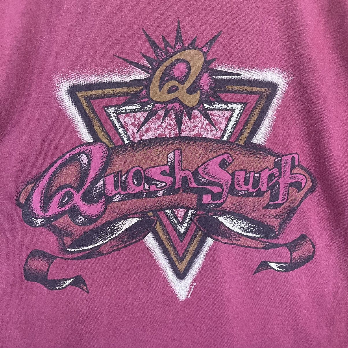 Quasi Skateboards Vintage 90s Quash Surf Crewneck T-Shirt Size US M / EU 48-50 / 2 - 5 Thumbnail