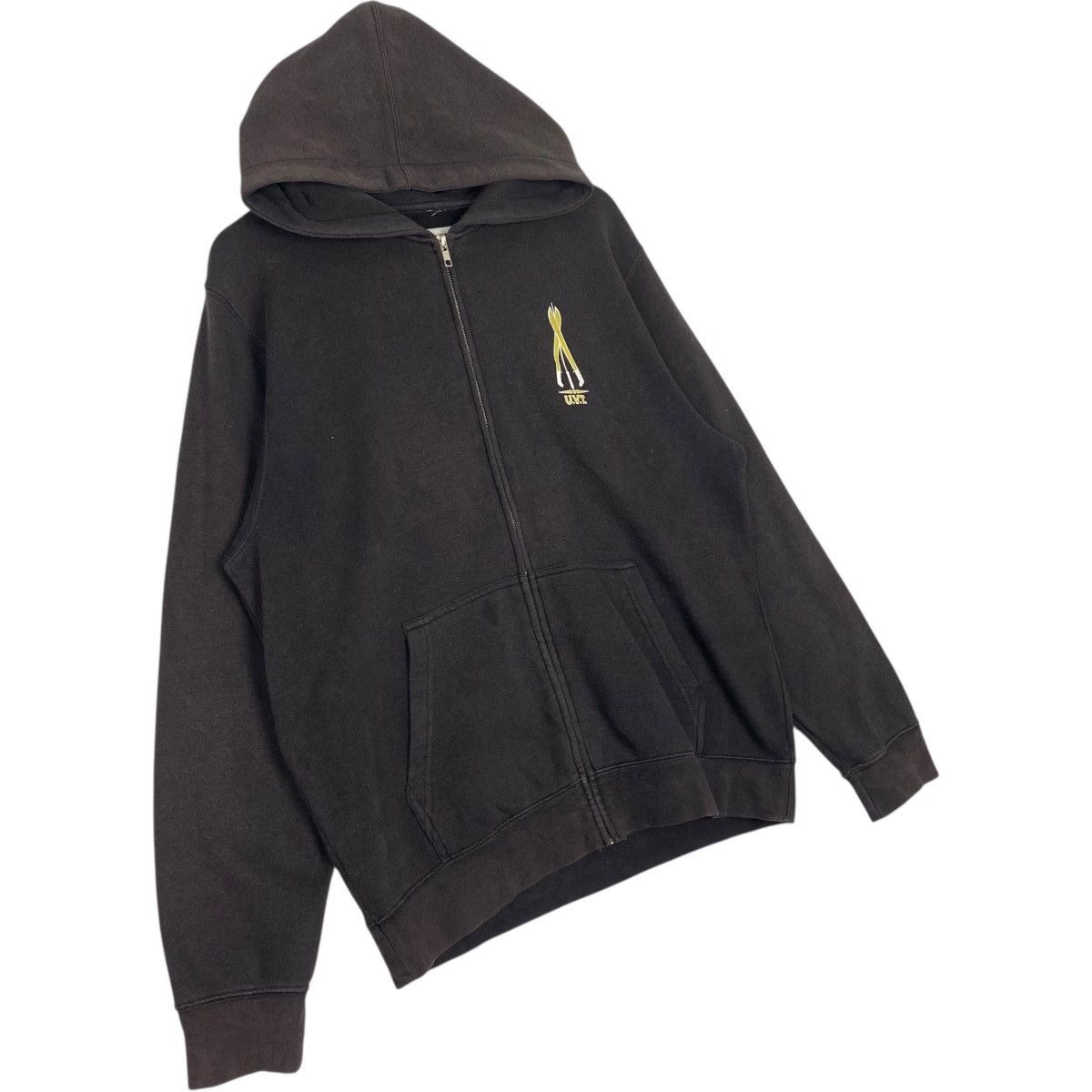 Other Vintage Us Versus Them Full Zip Hoodie Sweater Brown Size US M / EU 48-50 / 2 - 3 Thumbnail