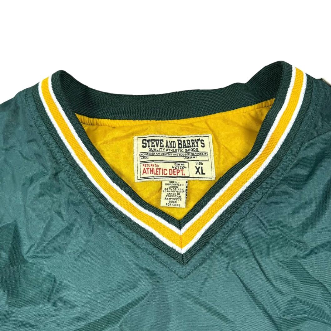 Vintage VINTAGE Windbreaker Mens XL Steve & Barry's Lined Down Heavyweight Green Stripe Wind-Resistant Thermal Jacket Men Size US XL / EU 56 / 4 - 3 Thumbnail