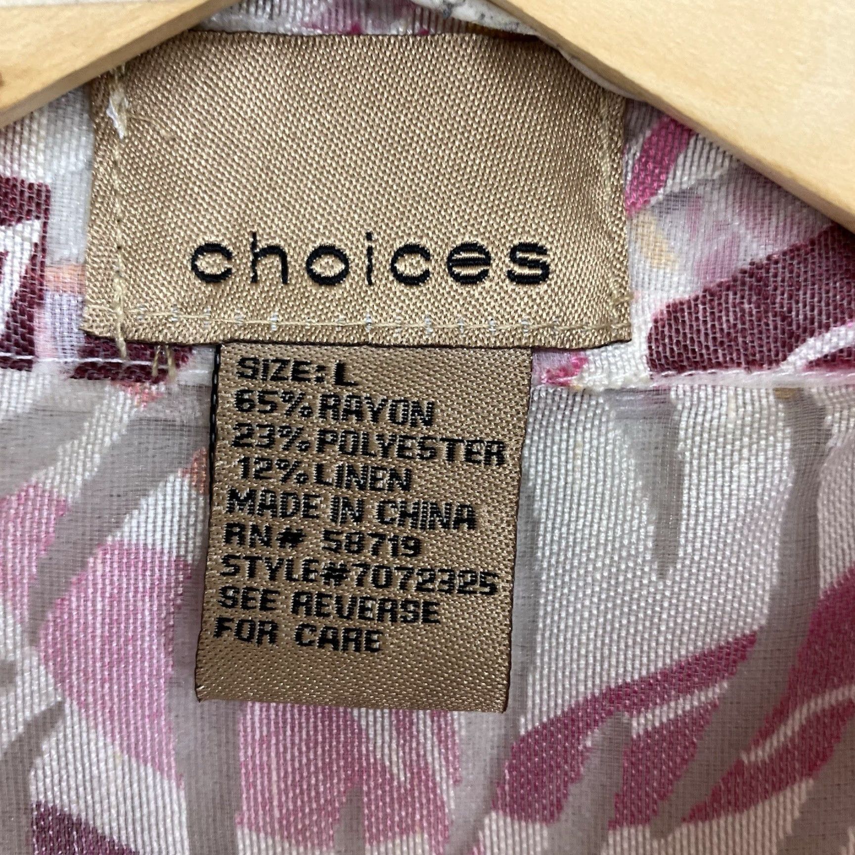 Vintage VINTAGE Choices Women's Blouse Tunic Shirt Girls? Size L / US 10 / IT 46 - 3 Thumbnail