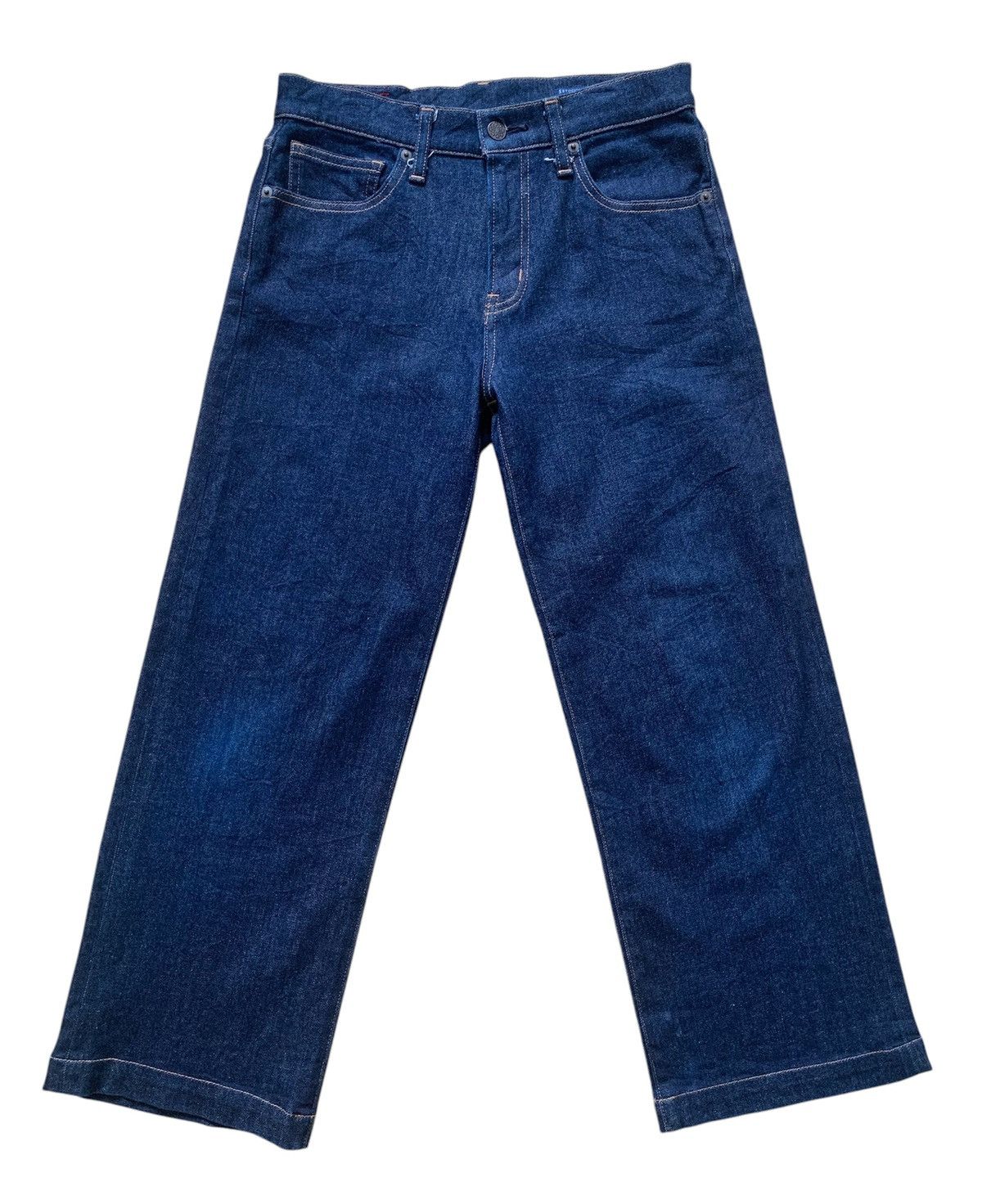 Designer Setouchi Indigo Made In Japan Baggy Stretching Jeans Pant Size US 28 / EU 44 - 1 Thumbnail