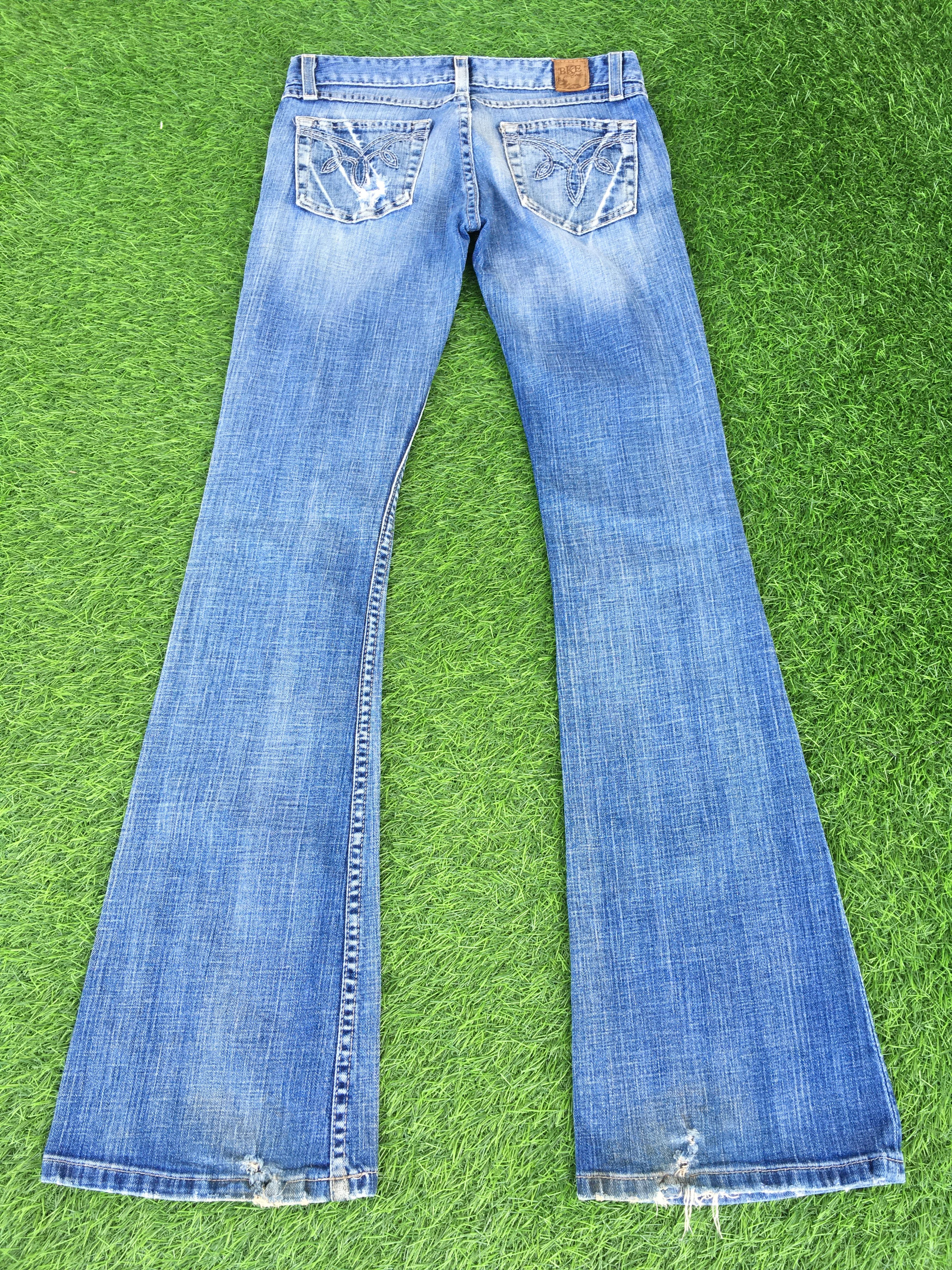 Designer BKE Denim Bootcut Stretch Jeans D-1047 Size 25" / US 0 / IT 36 - 2 Thumbnail