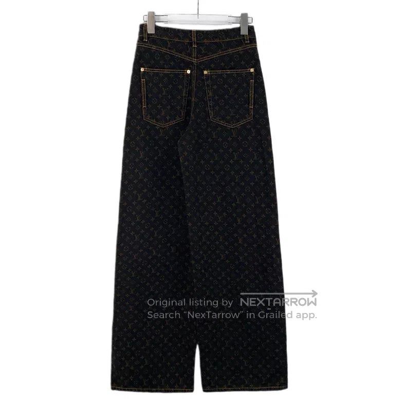 Louis Vuitton Louis Vuitton 25 color-block logo full-print cotton casual Size US 34 / EU 50 - 2 Thumbnail