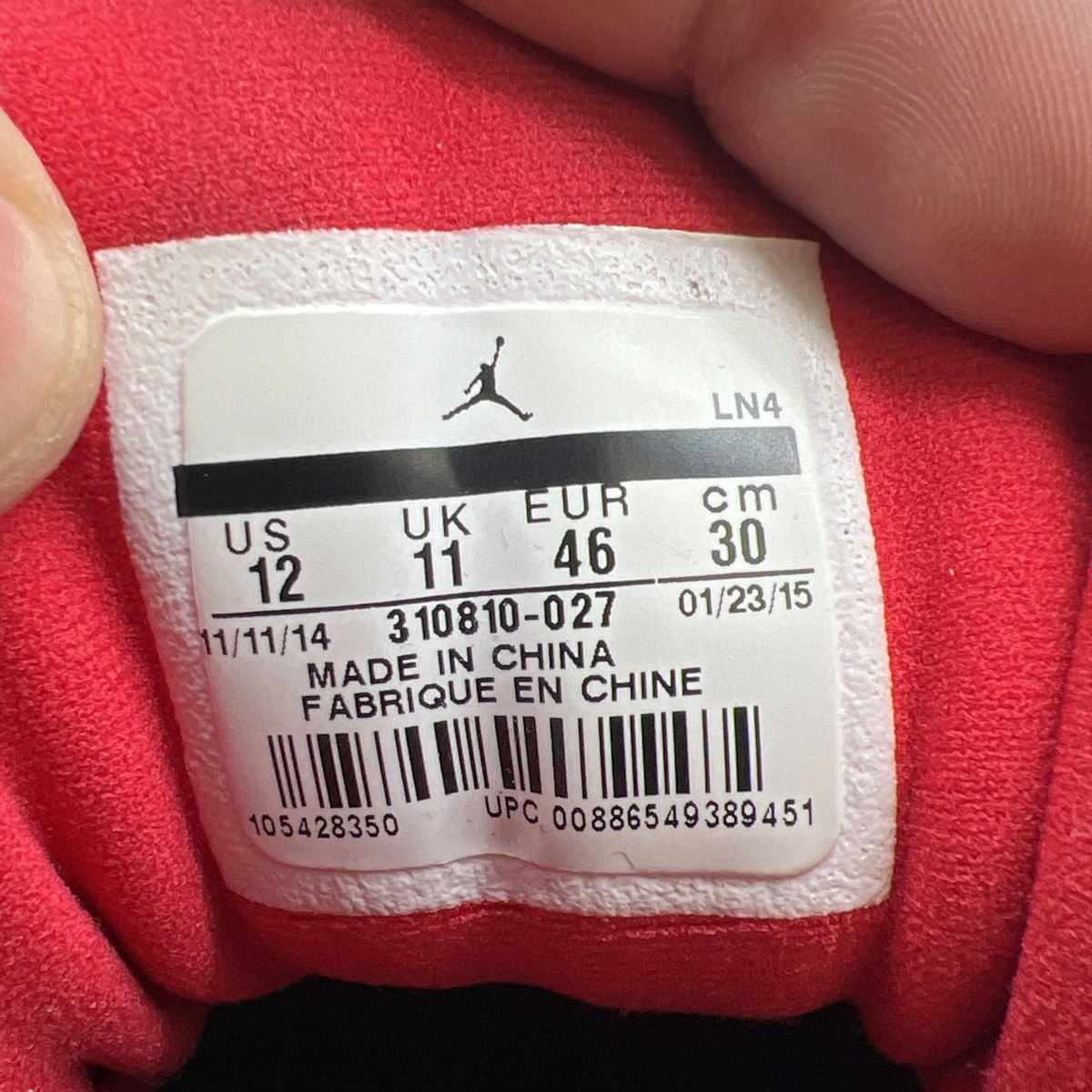 Jordan Brand Air Jordan 13 low bred Size US 12 / EU 45 - 9 Thumbnail