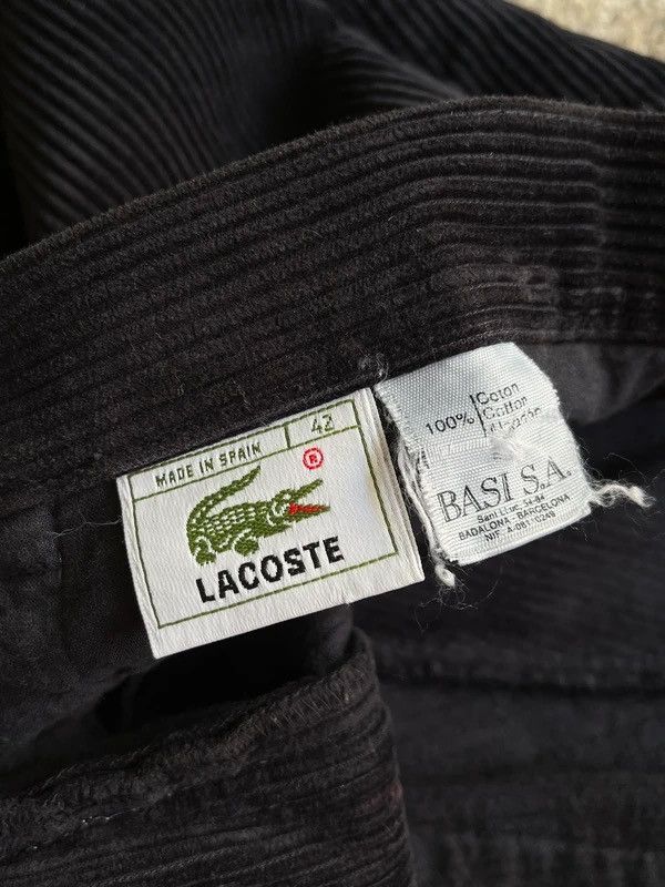 Lacoste Lacoste Vintage 2000s Made in Spain Sz W 42 / S Corduroy Size US 29 - 5 Thumbnail