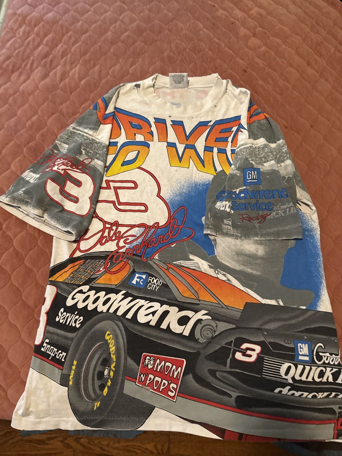 Other Vintage NASCAR Dale Earnhardt Tee Size US XL / EU 56 / 4 - 3 Thumbnail