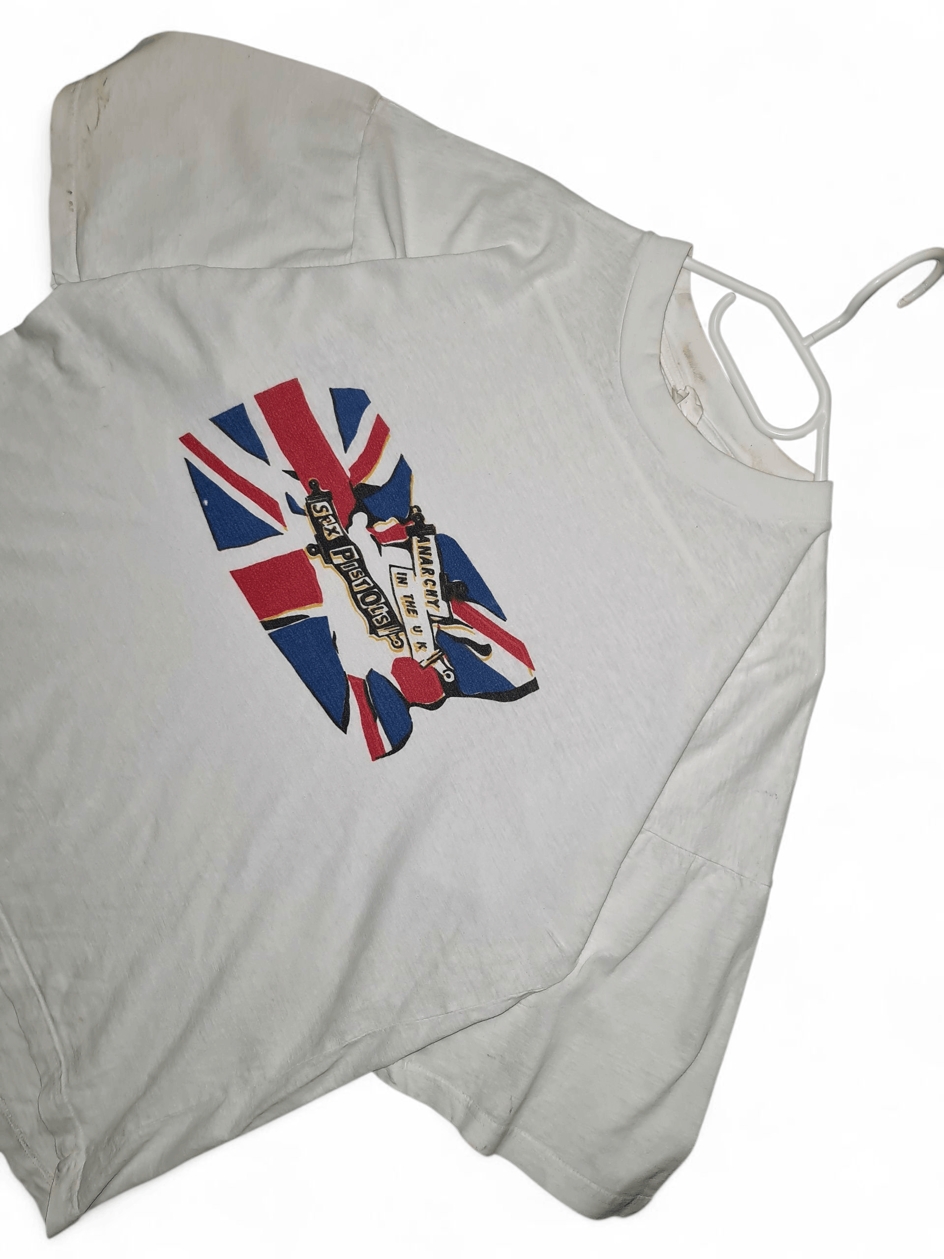 Band Tees 90s Vintage Sex Pistols Anarchy in UK Promo Tshirt Size US L / EU 52-54 / 3 - 2 Thumbnail