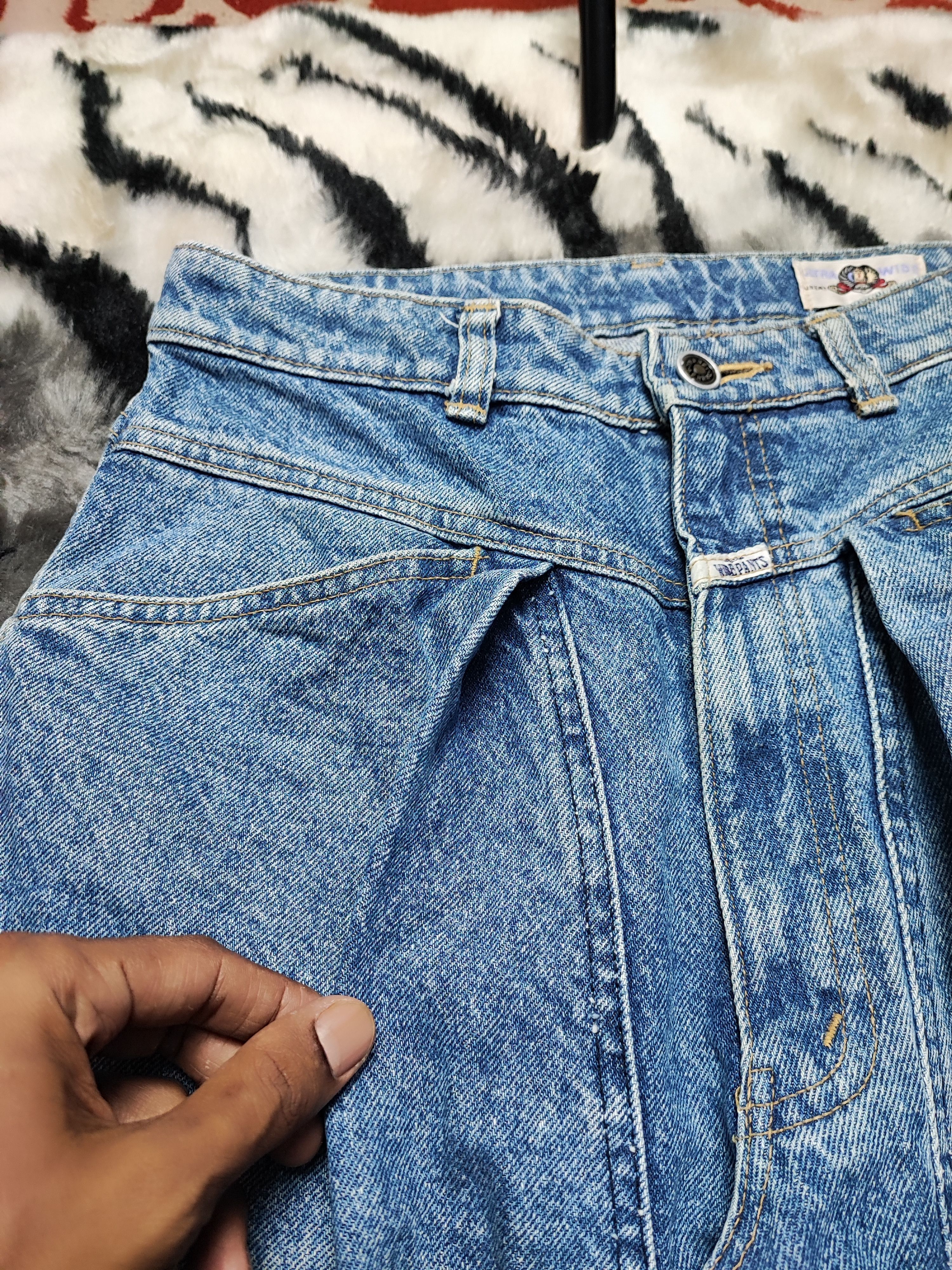 Japanese Brand Bobson Vintage Ultra Wide Jeans Size US 28 / EU 44 - 5 Thumbnail