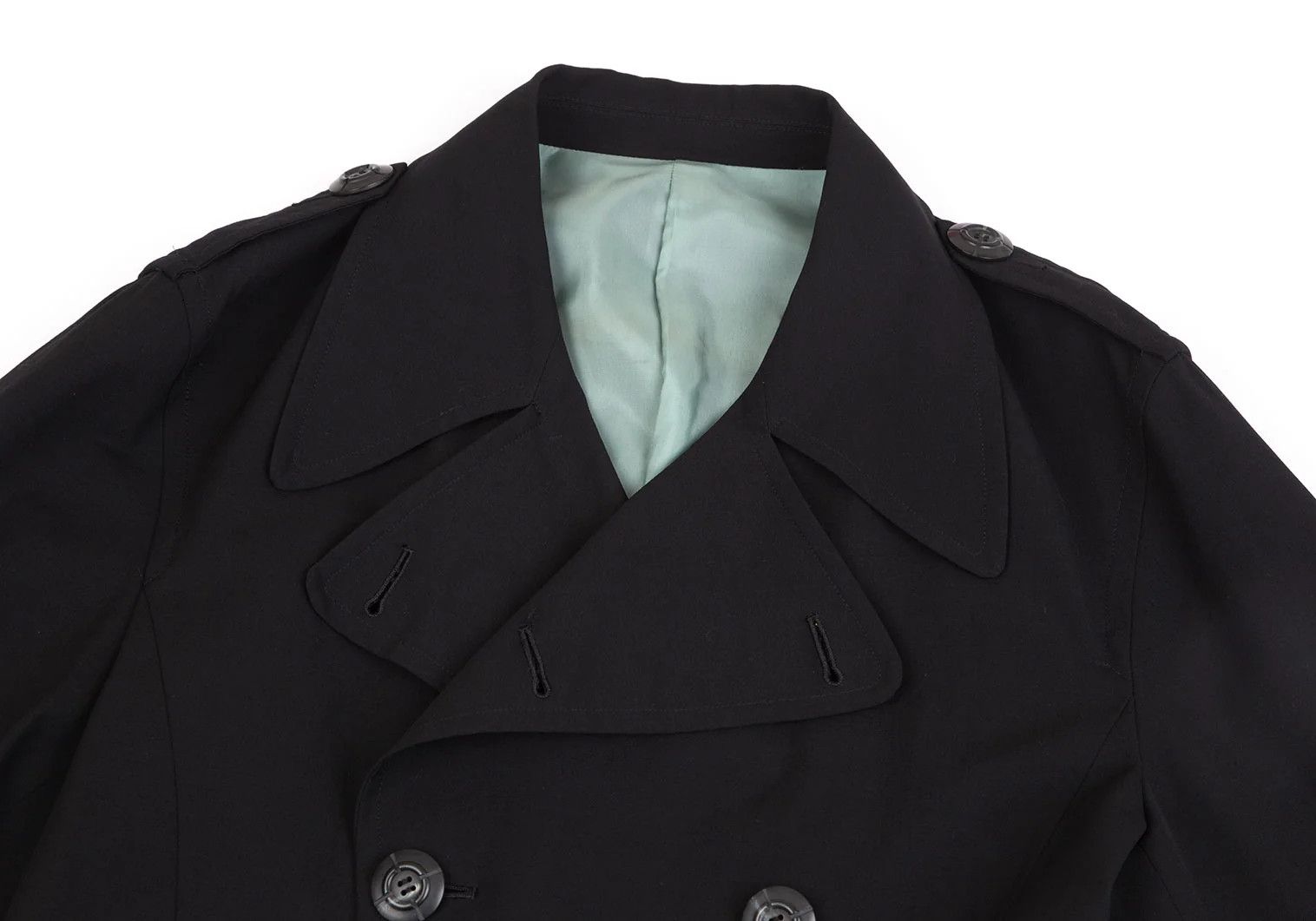 Jean Paul Gaultier Double Half Coat in Black Size 50 Size US M / EU 48-50 / 2 - 2 Thumbnail
