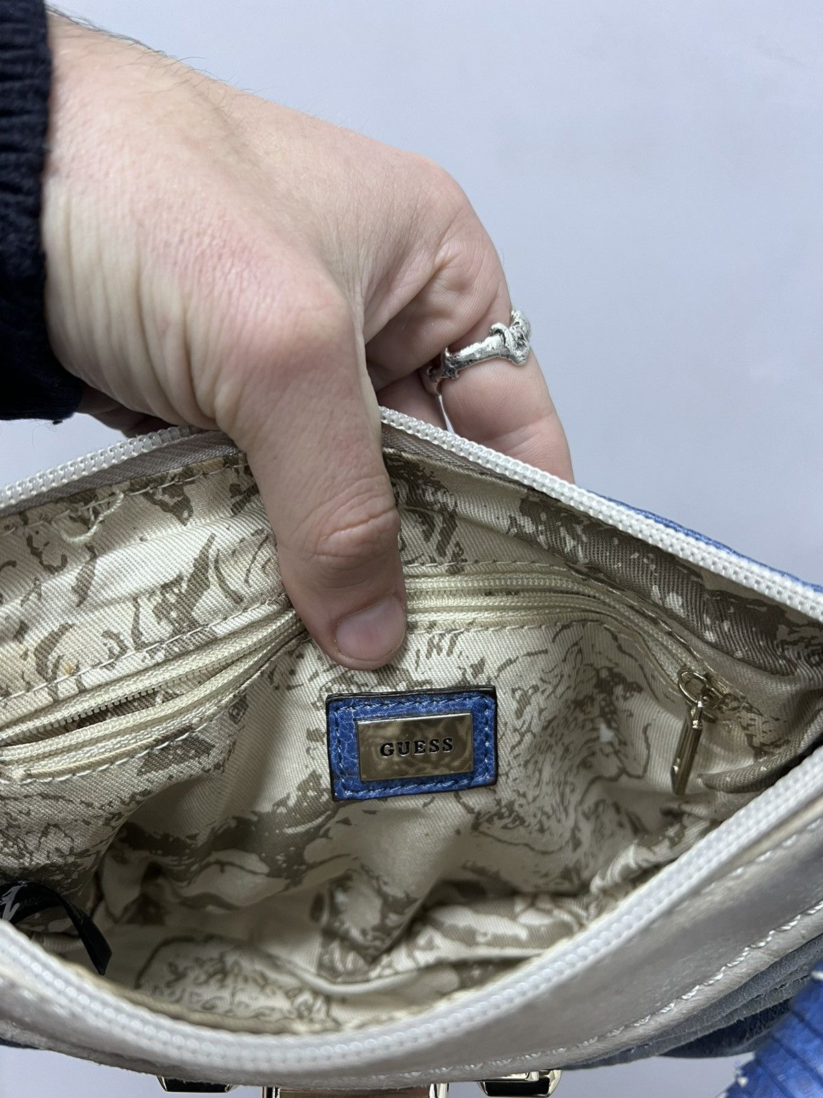 Guess × Vintage VINTAGE GUESS Y2K STYLE mini Baguette BAG Size ONE SIZE - 7 Thumbnail