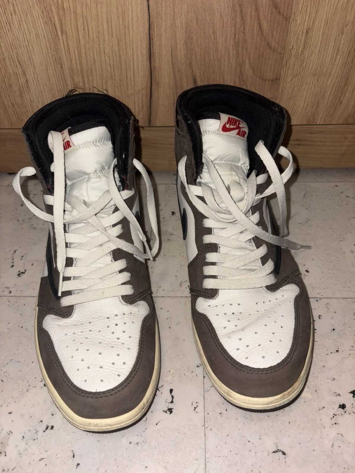 Jordan Brand Jordan 1 Retro High OG SP Travis Scott mocha Size US 11 / EU 44 - 4 Thumbnail