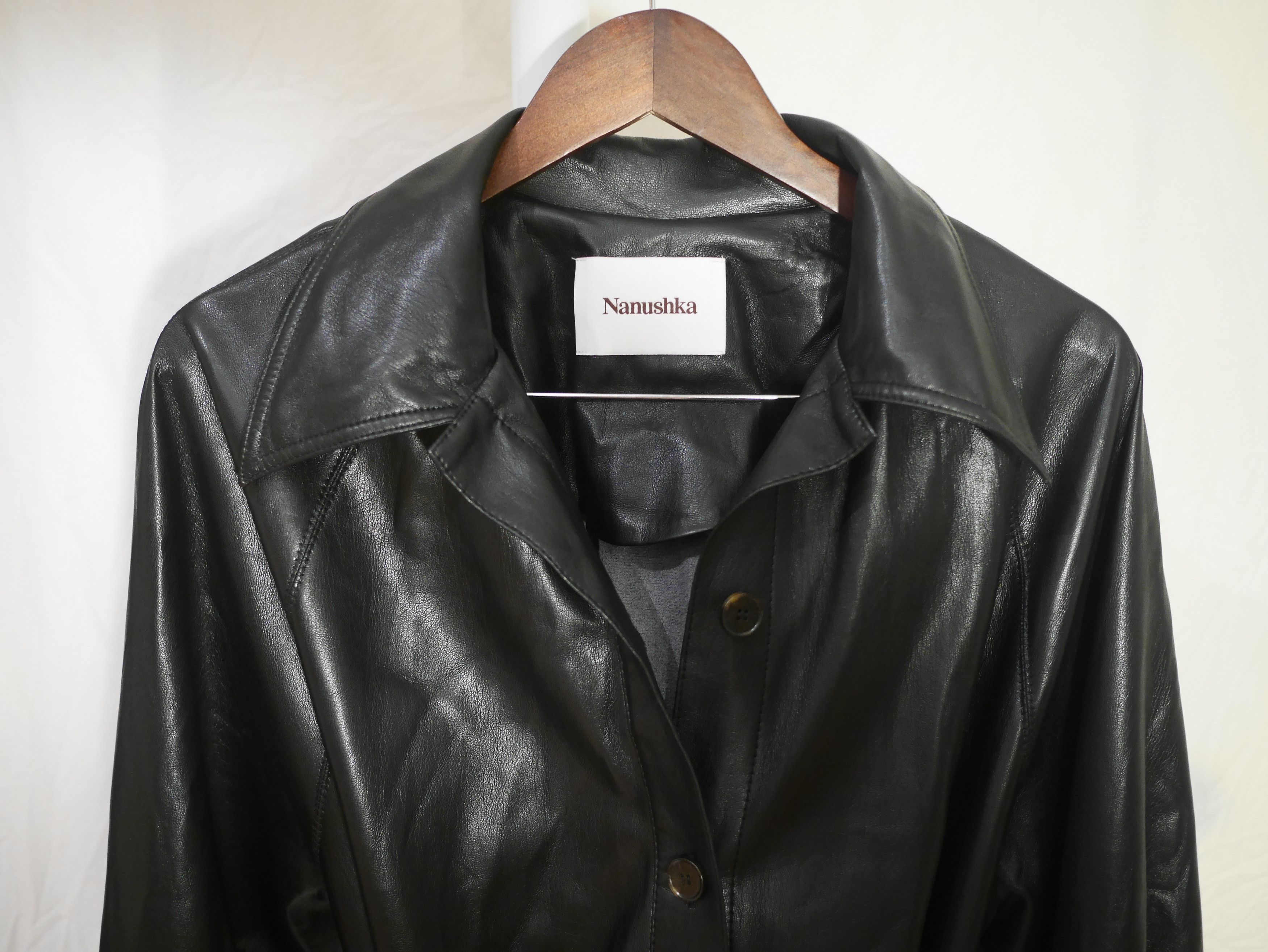Nanushka NANUSHKA FAUX LEATHER OVERSHIRT Size M / US 6-8 / IT 42-44 - 2 Thumbnail
