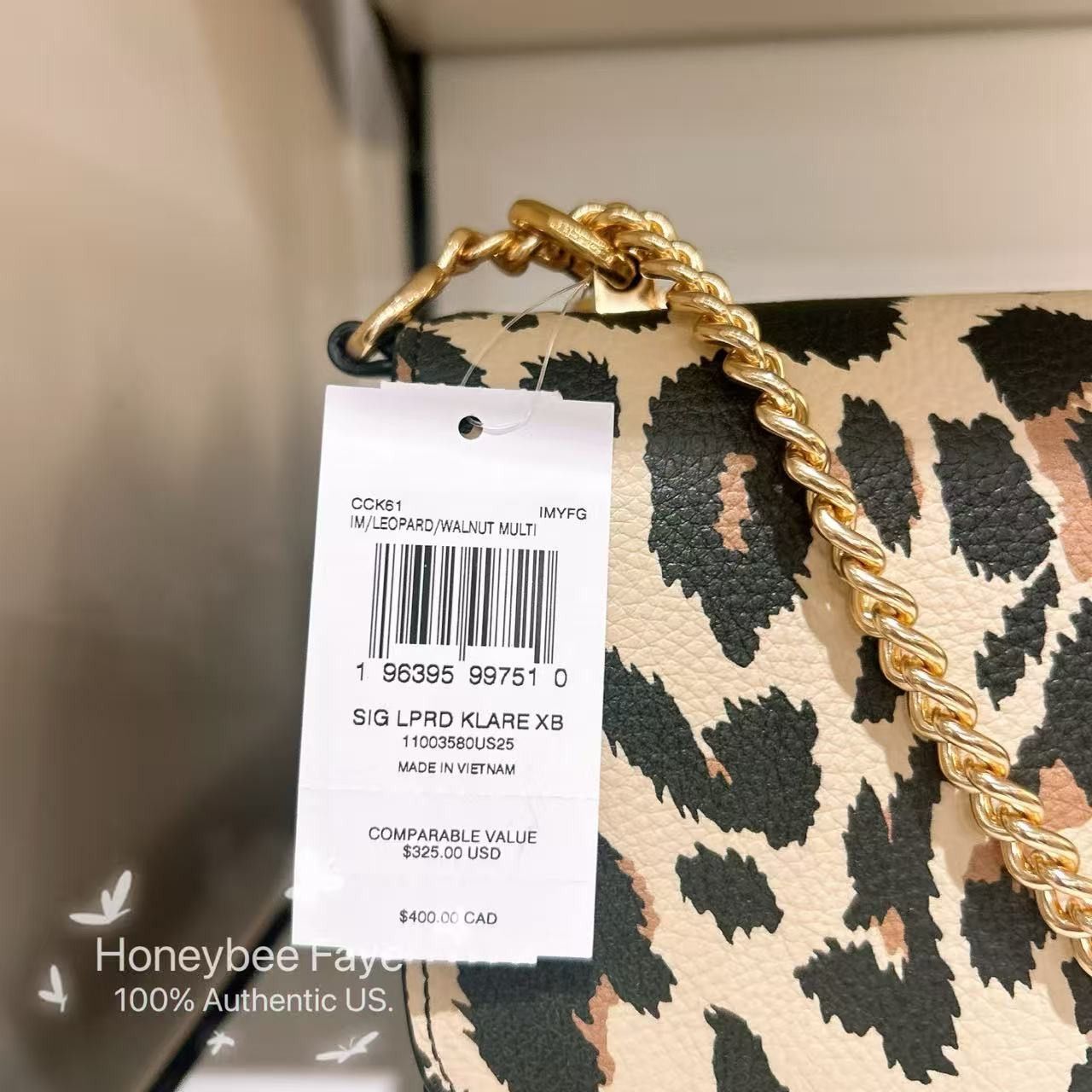 Coach Klare Crossbody Bag With Leopard Print CCK61 Size ONE SIZE - 4 Thumbnail