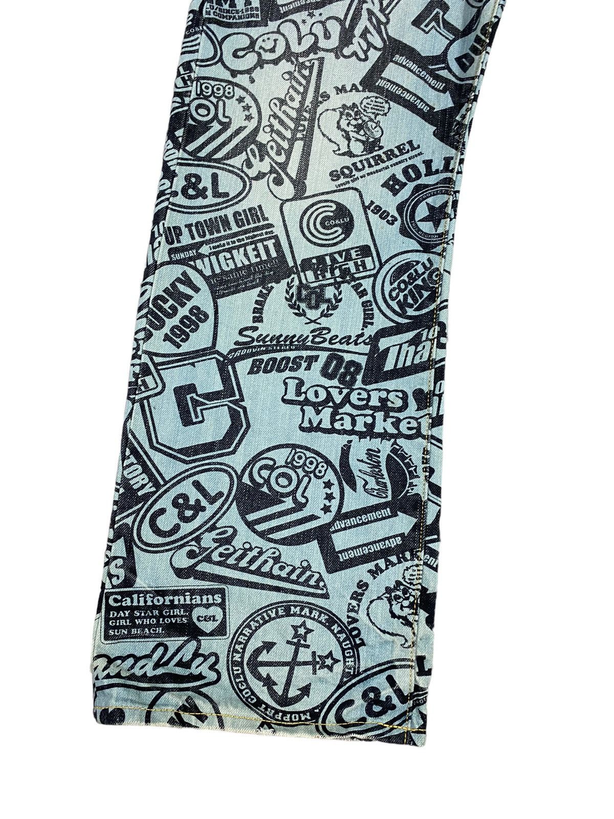 Japanese Brand Japanese brand X co lu co&lu overprint jeans Size US 34 / EU 50 - 12 Thumbnail