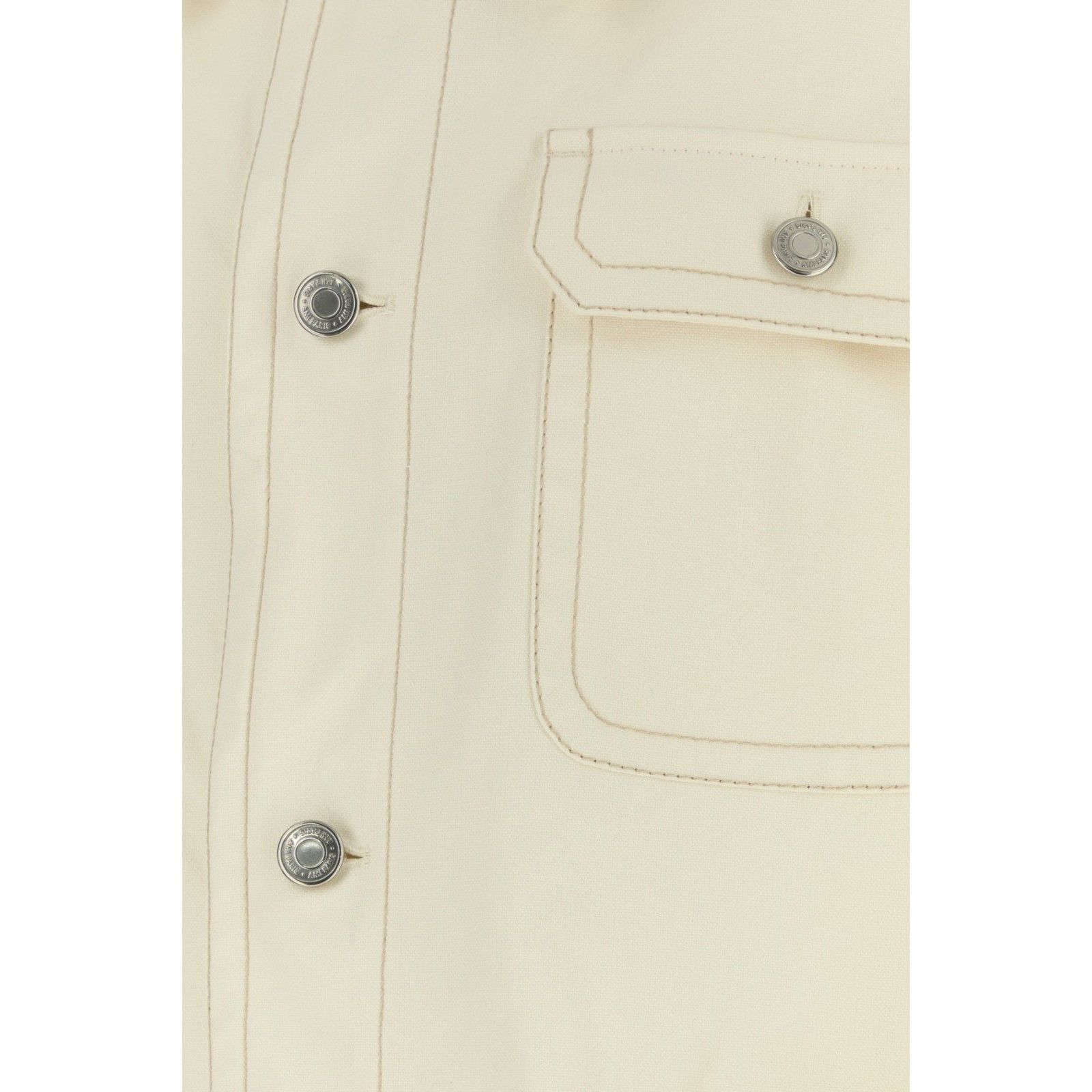 AMI AMI White Cotton Jacket New & Authentic (Men's size:M;) Size US M / EU 48-50 / 2 - 3 Thumbnail