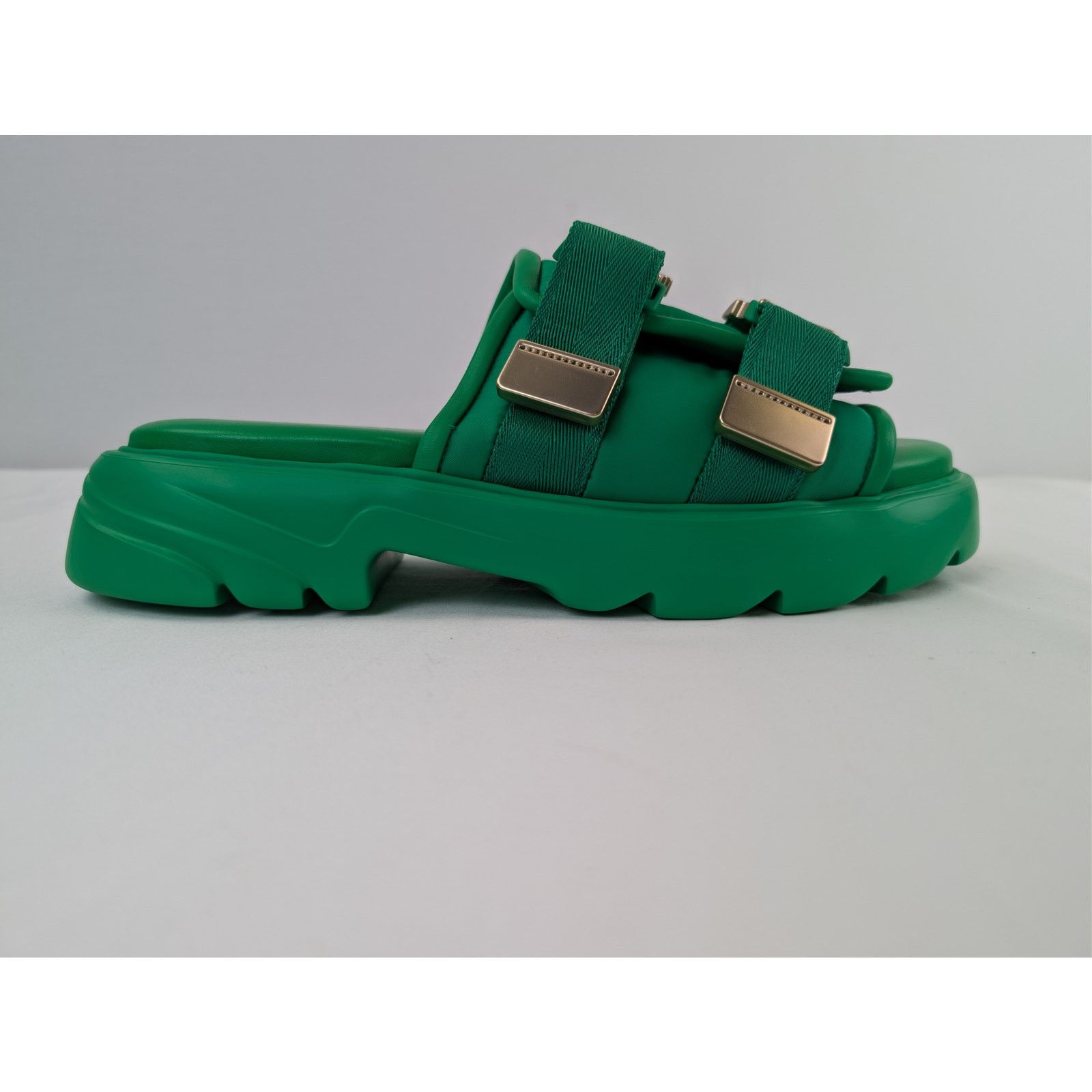 Bottega Veneta o1rshd1 Bomber Flash Sandal in Grass/Green Size US 12 / EU 45 - 4 Thumbnail