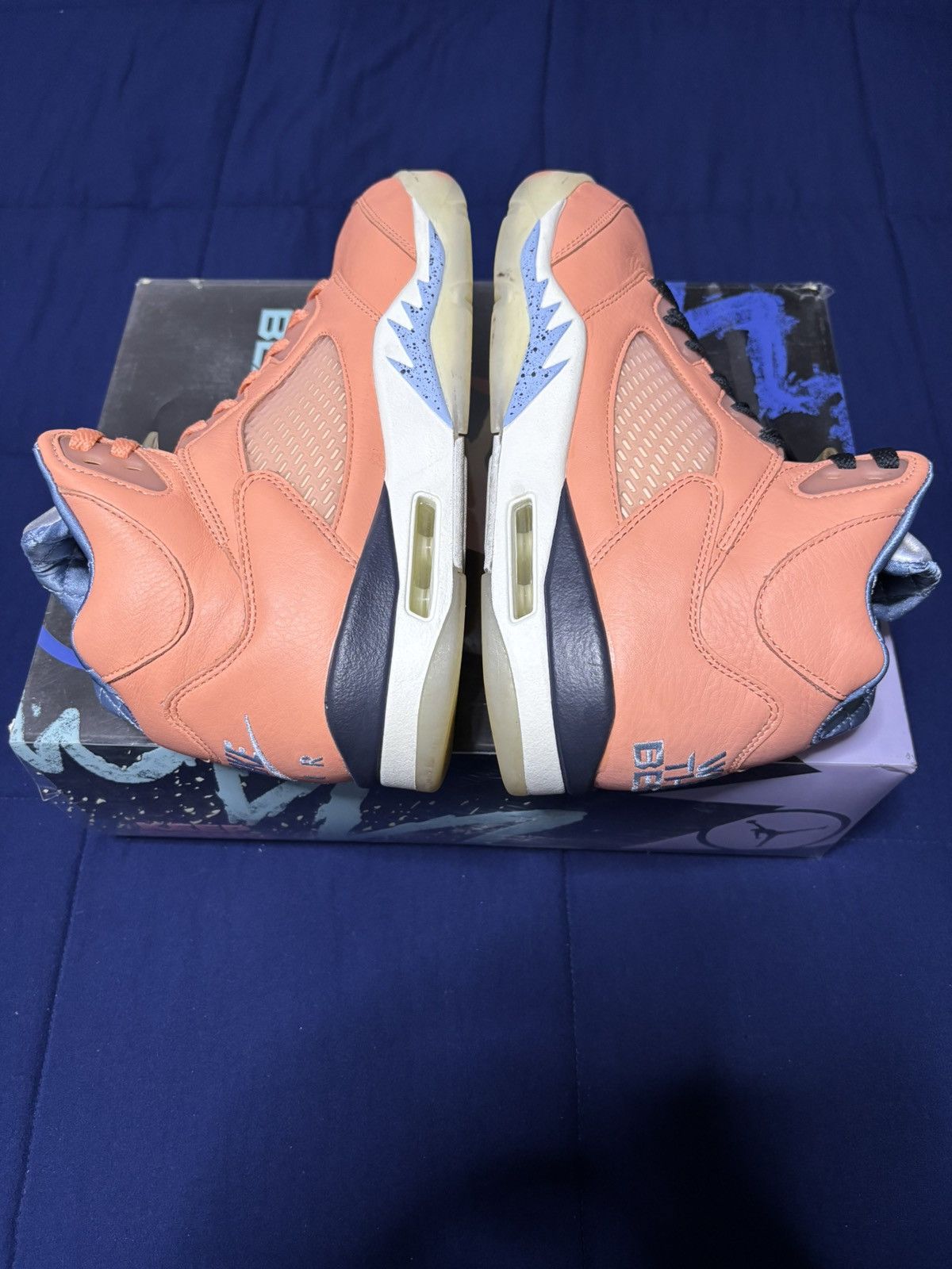 Jordan Brand DJ Khaled Jordan 5 We The Best Crimson Bliss 2022 Size 10.5 Size US 10.5 / EU 43-44 - 2 Thumbnail