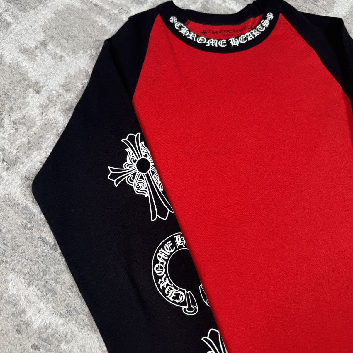 Chrome Hearts Baseball raglan long sleeve tee shirt Size US M / EU 48-50 / 2 - 5 Thumbnail