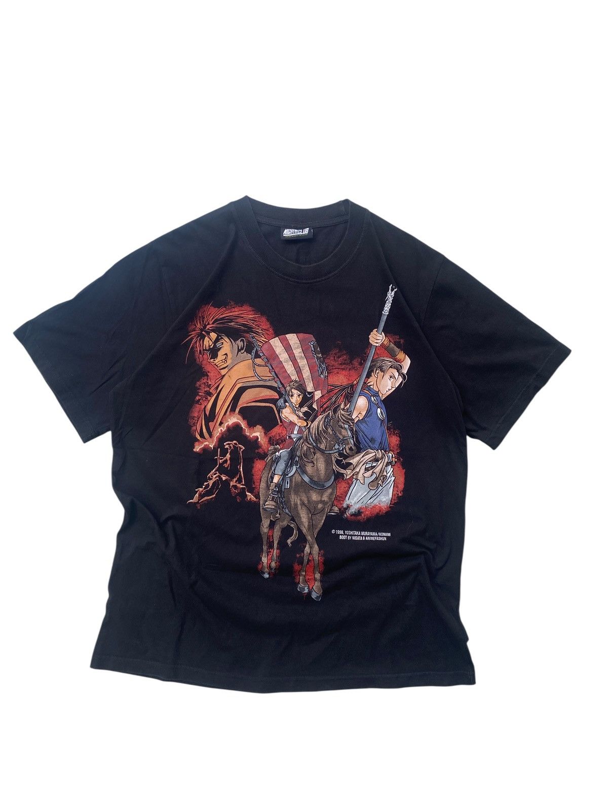 Playstation Rare Suikoden II Game Graphic Tee Konami Playstation Black Size US L / EU 52-54 / 3 - 1 Thumbnail