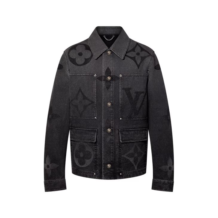 Louis Vuitton Monogram Denim Blouson Size US XXS / EU 40 - 1 Thumbnail