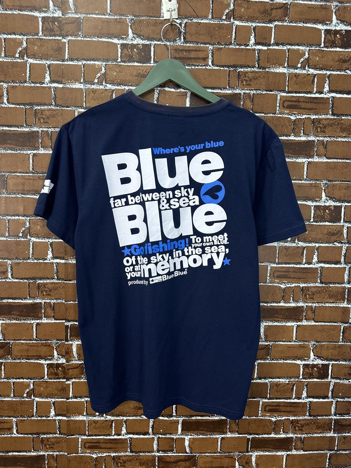 Blue Blue Japan Blue Blue Japan Vintage Tshirt A946 Size US L / EU 52-54 / 3 - 4 Thumbnail