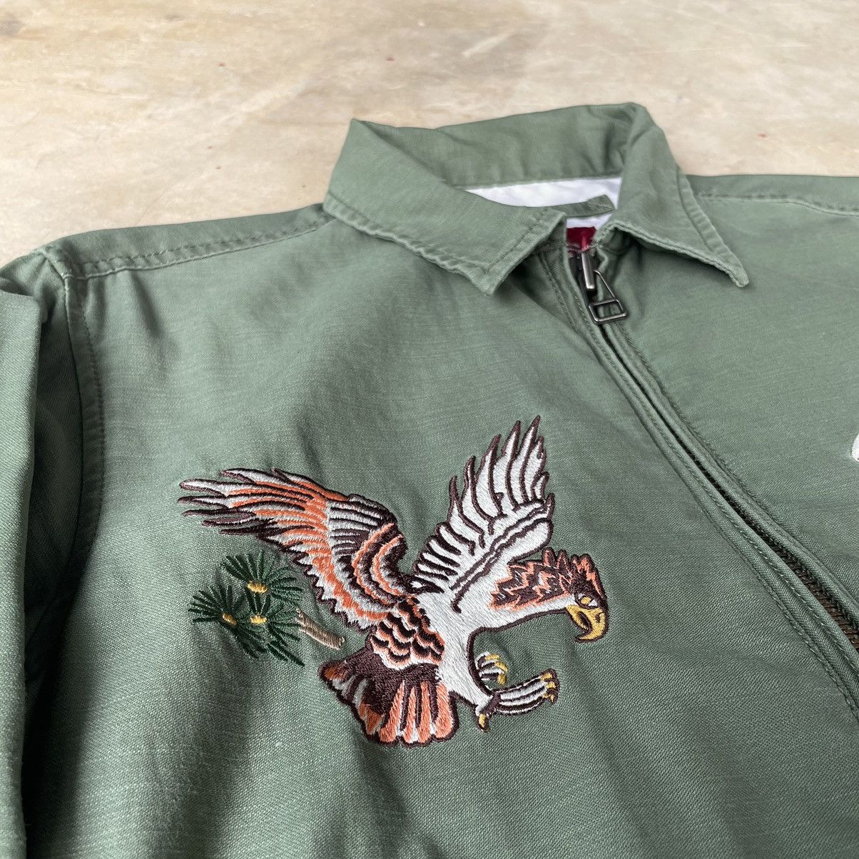 Avirex VINTAGE AVIREX MILITARY SUKAJAN EMBROIDERY COLLAR ZIP JACKET Size US S / EU 44-46 / 1 - 15 Thumbnail