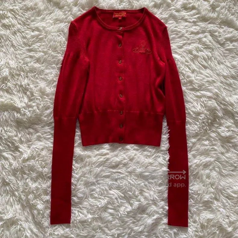 Vivienne Westwood Vivienne Westwood Red Knit Sweater Size M / US 6-8 / IT 42-44 - 1 Thumbnail