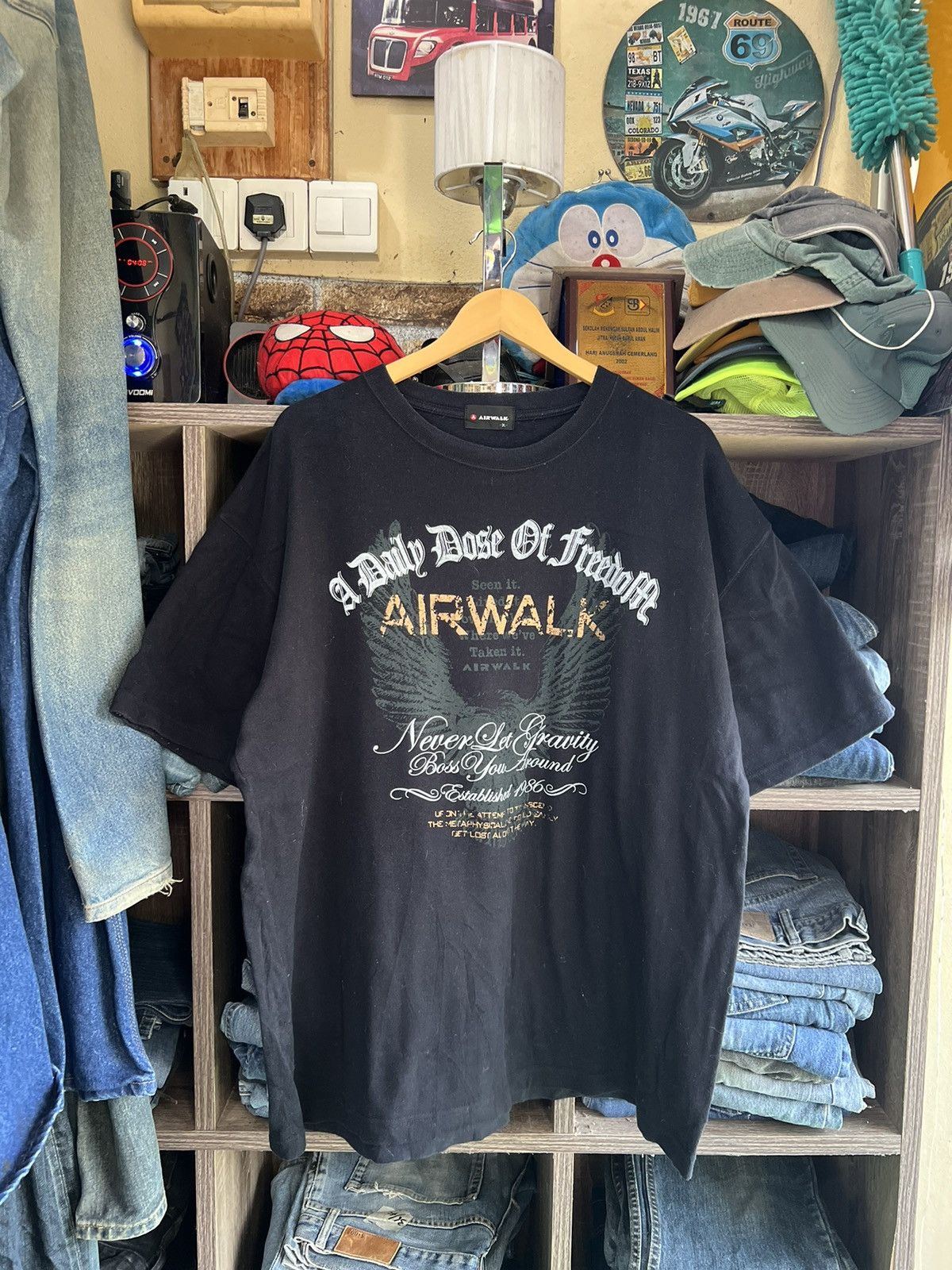 Airwalk 🔥Airwalk A Daily Dose of Freedom Tee Size US XXL / EU 58 / 5 - 1 Thumbnail