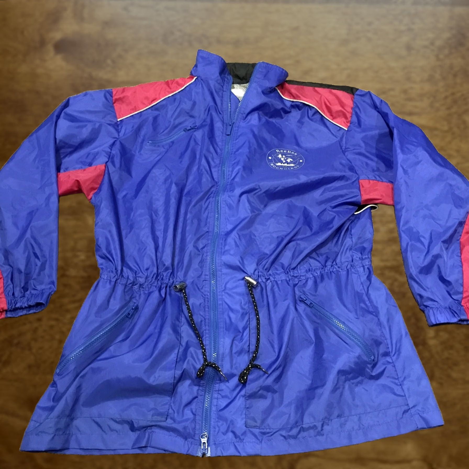 Reebok VINTAGE Reebok Sport Jacket Blue Hooded Ski Jacket Mens L 90s Outdoor Activewear Nylon Parka Size US L / EU 52-54 / 3 - 1 Thumbnail