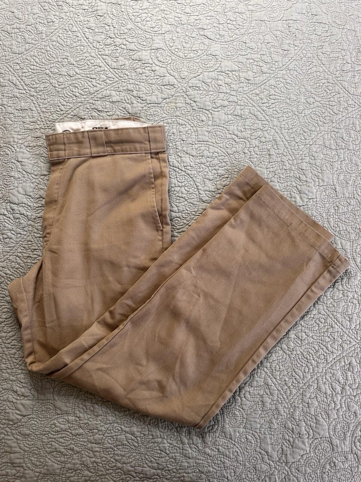 Dickies Dickies Men's Workwear Pants 874, Khaki, 32x34, Original Fit Size US 34 / EU 50 - 4 Thumbnail