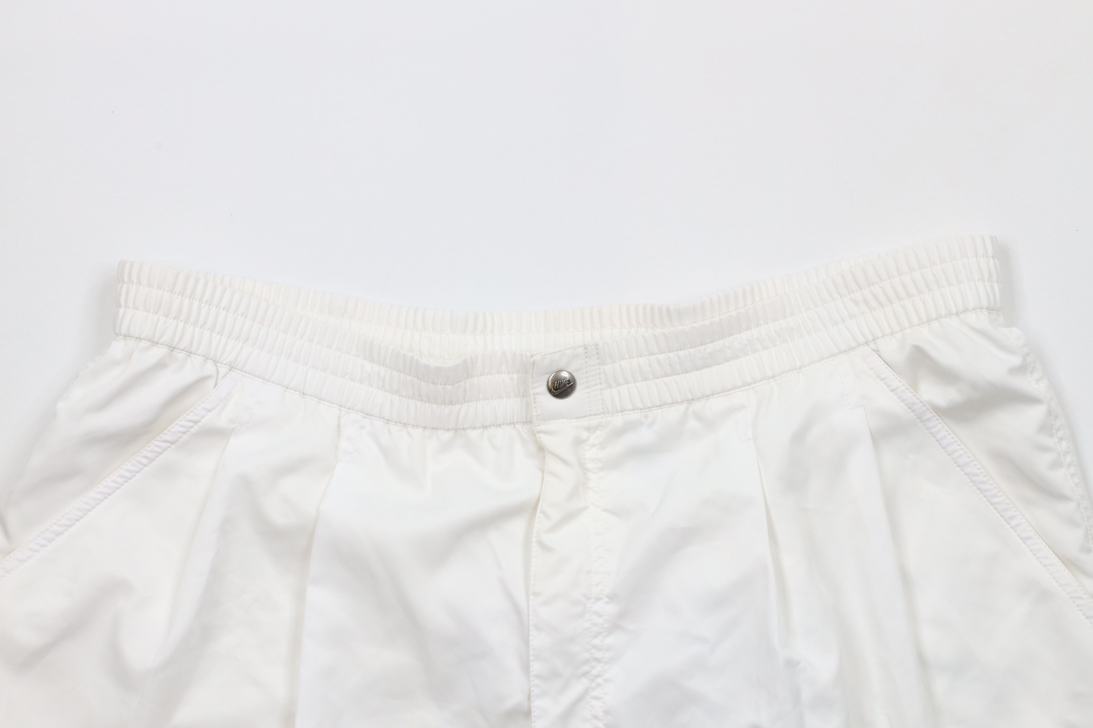 Nike × Vintage Vintage 90s Nike Challenge Court Knee Tennis Shorts White Size US 36 / EU 52 - 2 Thumbnail